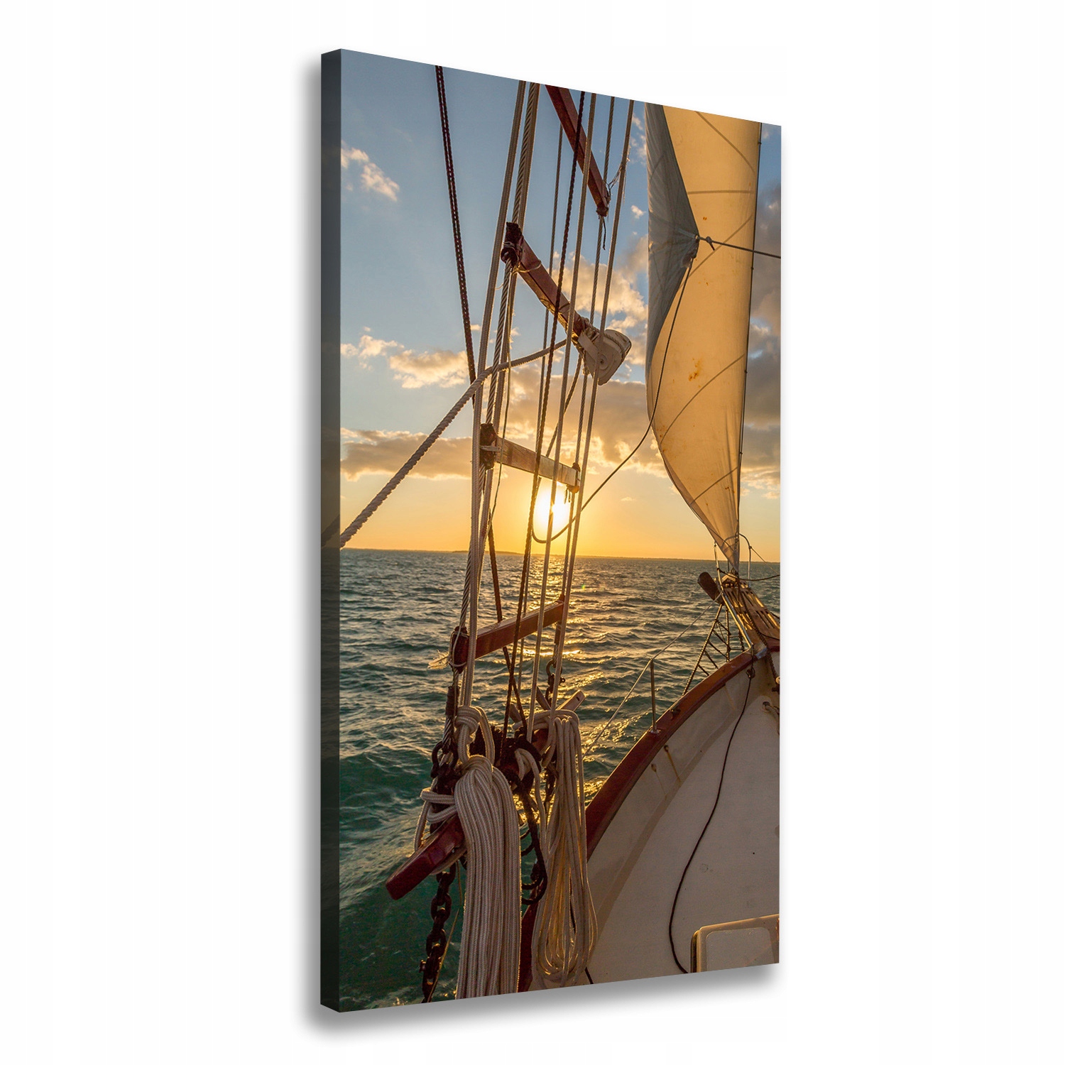 

Foto obraz canvas na ścianę Jacht na morzu 70x140