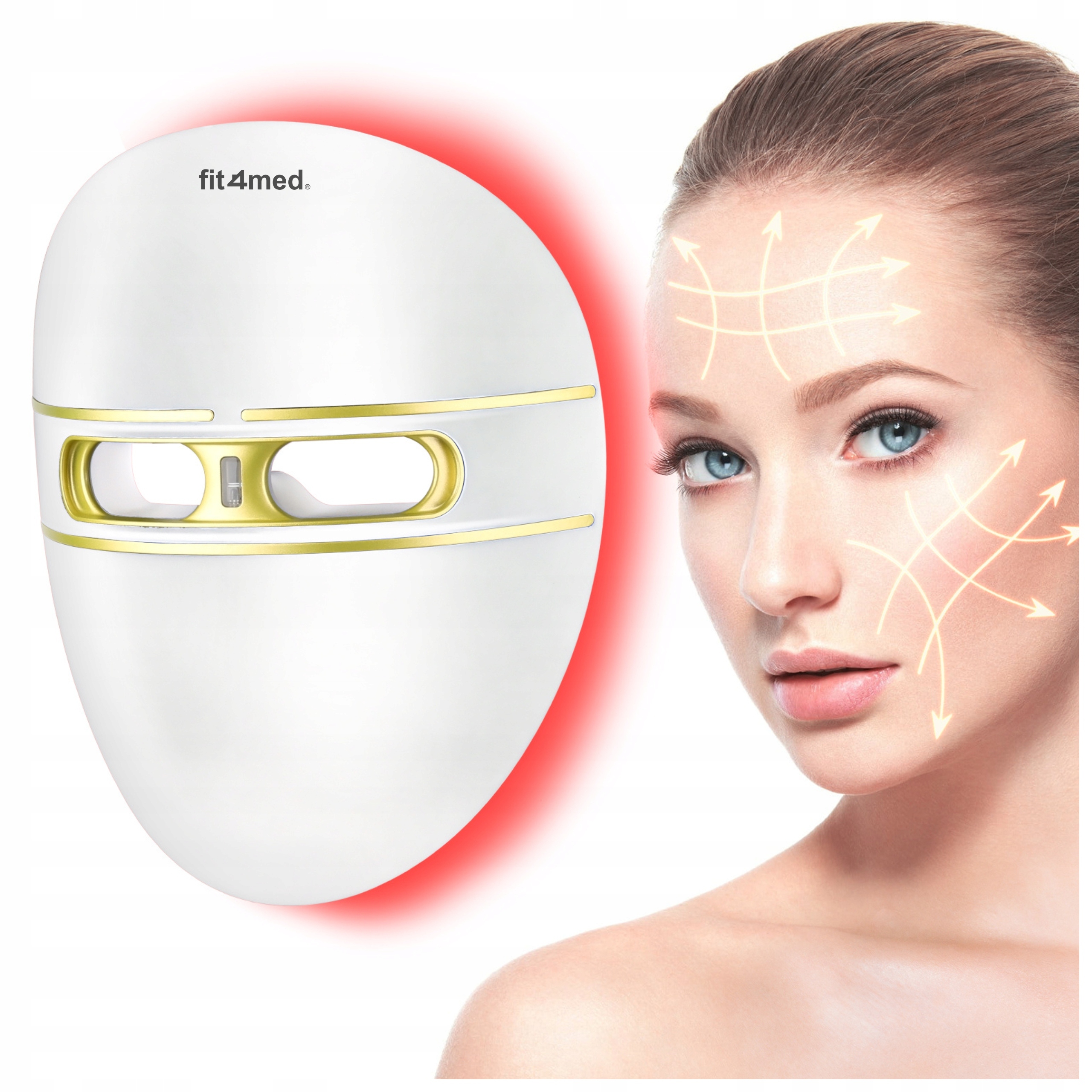 Led Maska Na Obličej, Čištění Obličeje, Lifting, Akné Proti Vráskám