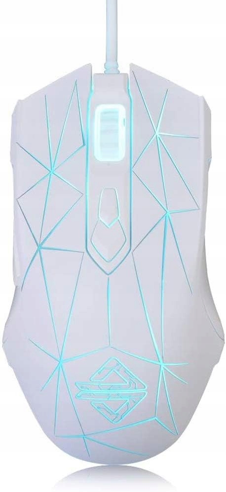 LexonElec AJ52 Przewodowa Mysz do Gier Rgb z 7 Poziomami Dpi!