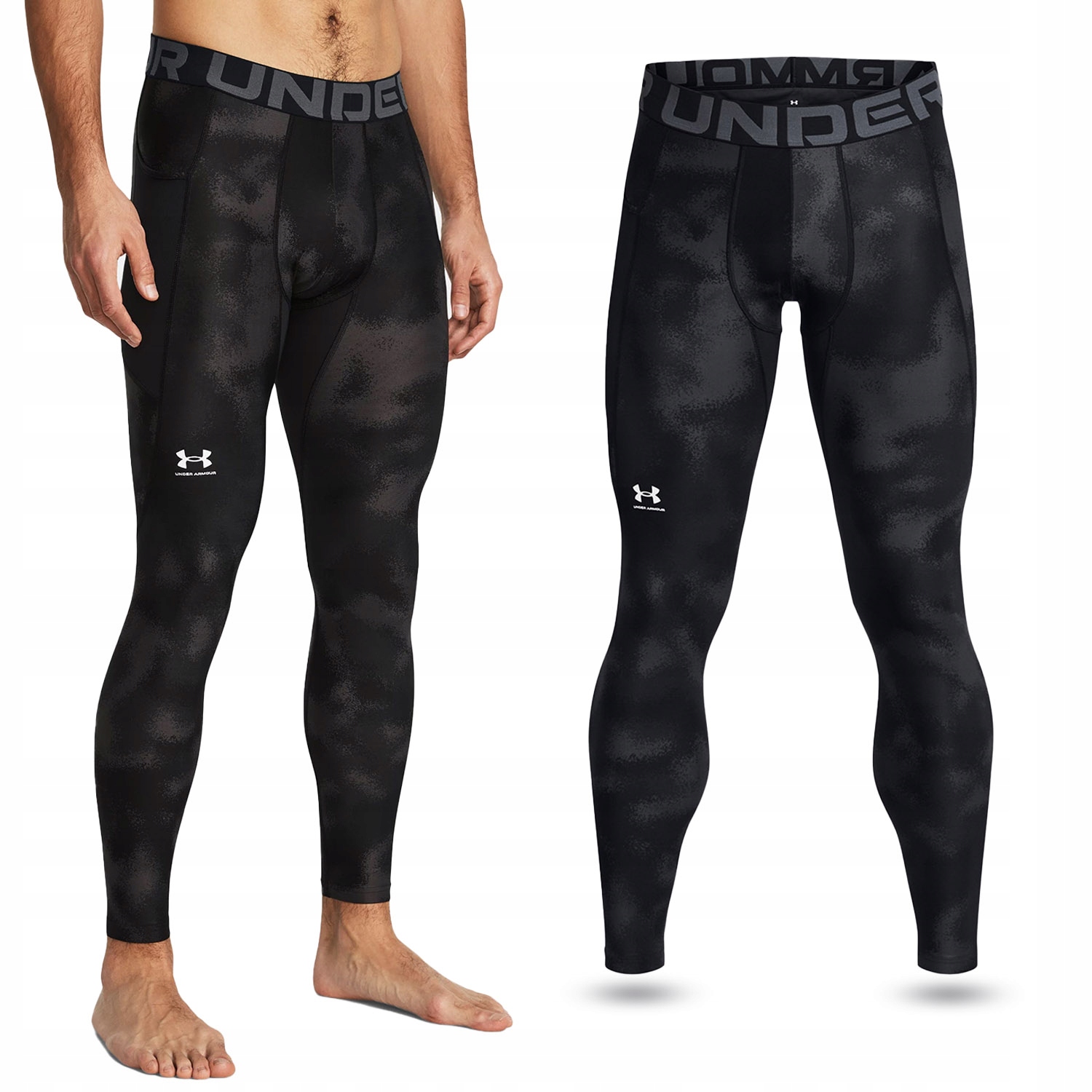 Legginsy Sportowe Męskie Under Armour Do Biegania Termoaktywne 1383322