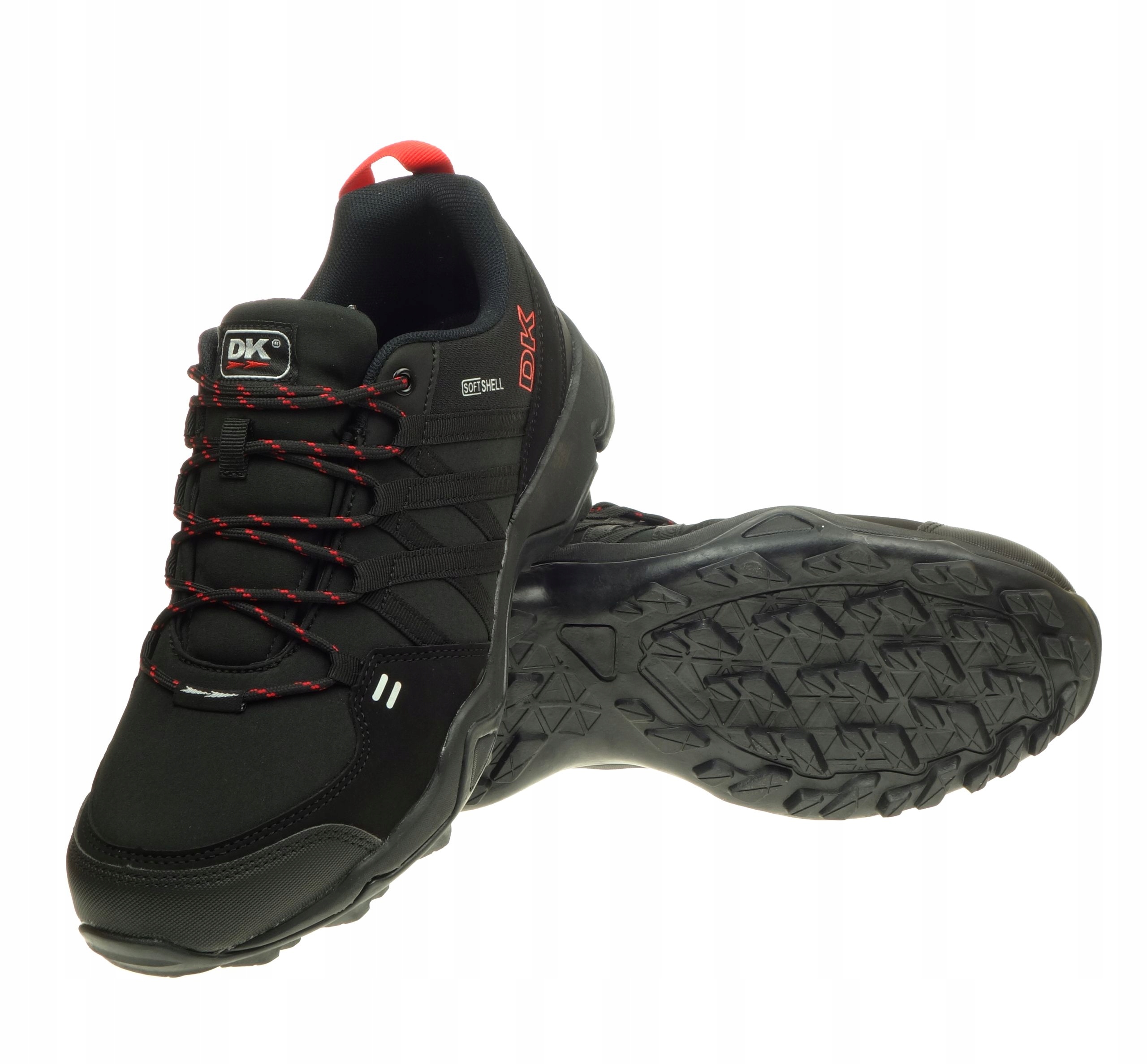 Buty Męskie Trekkingowe DK VB17282 SWAT SoftShell OUTDOOR Blk/Red 45 Materiał wkładki inny