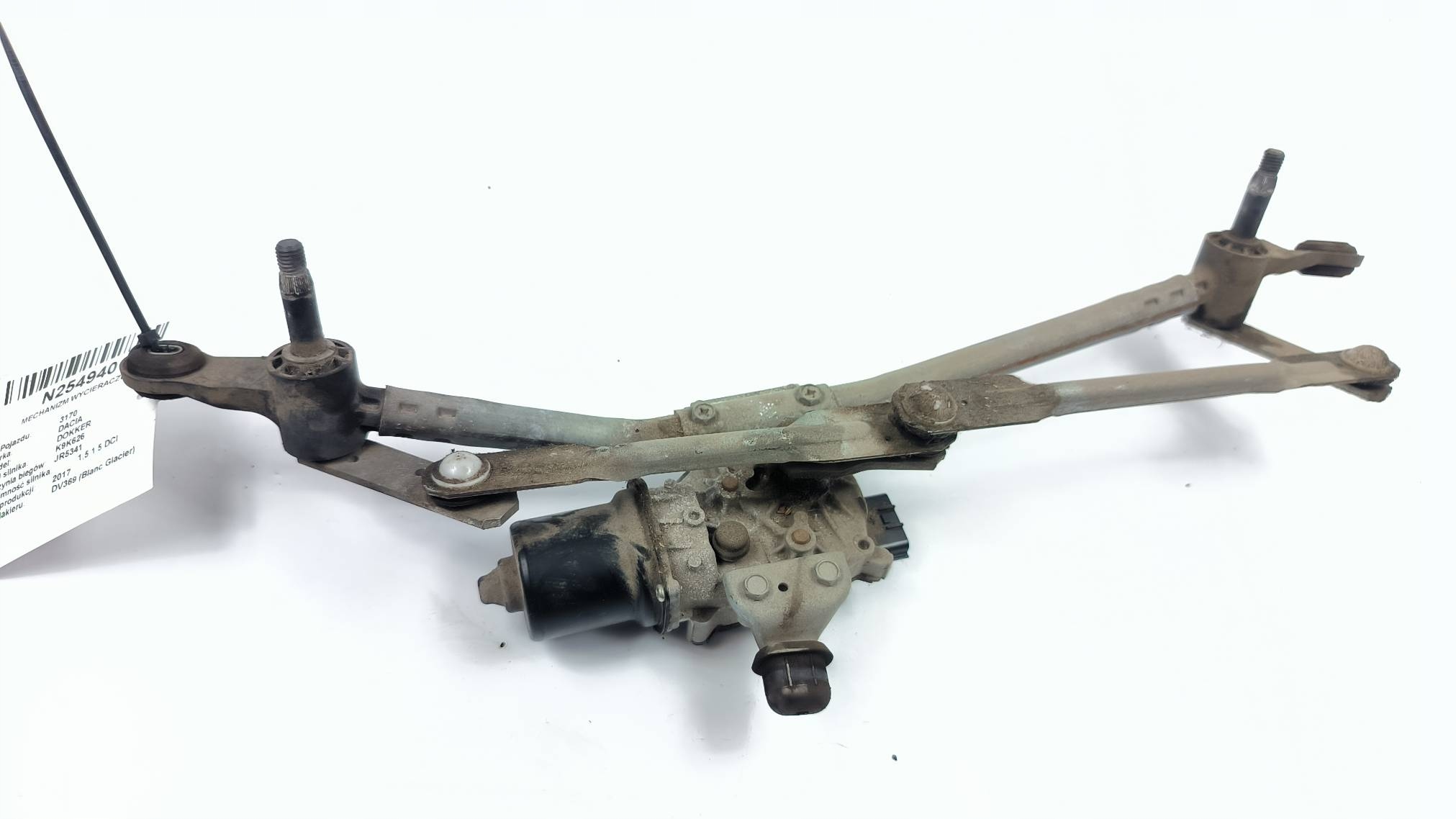 wiper mechanism front EU DACIA DOKKER