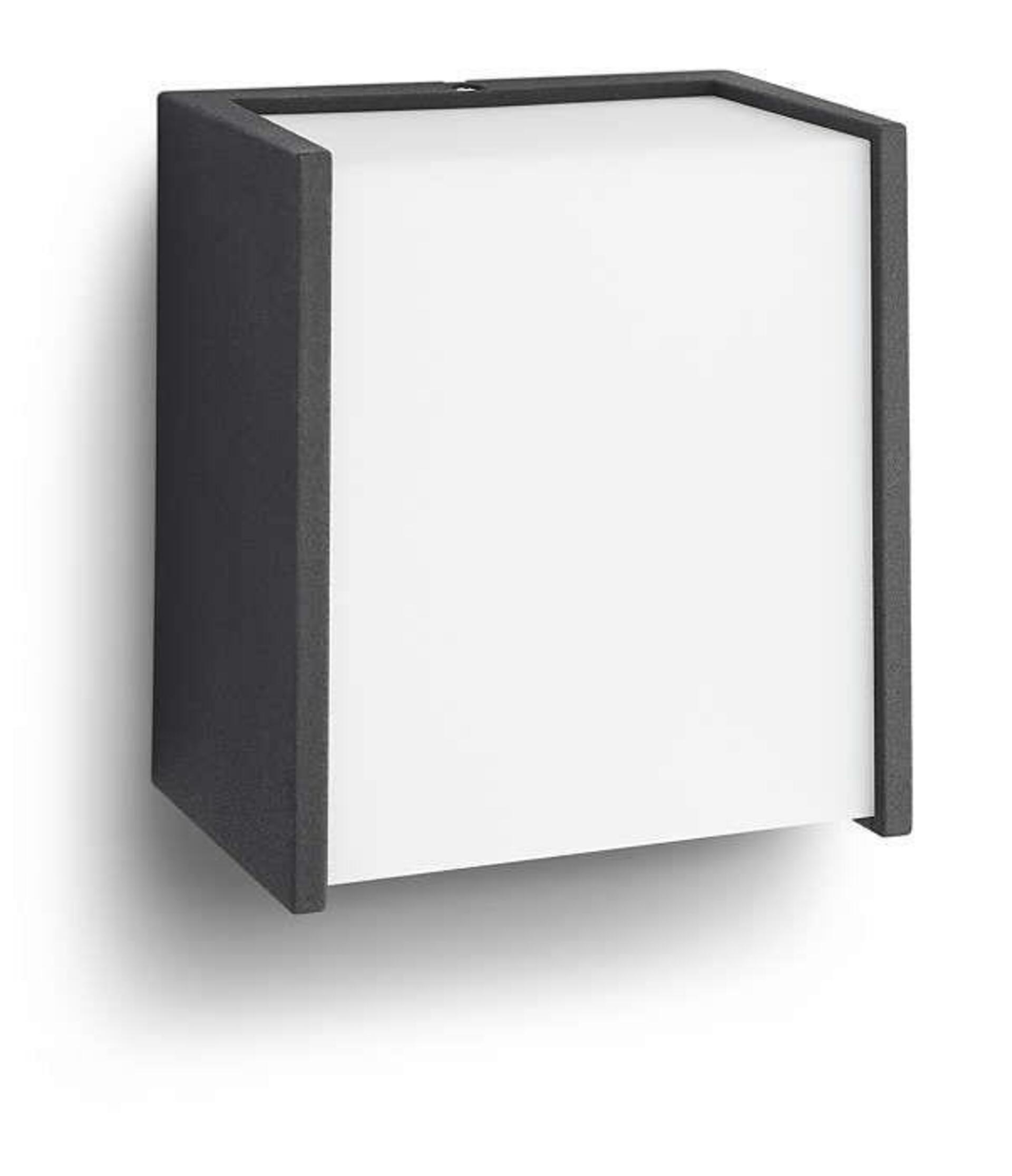 Philips 17302/30/16 venkovní Led nástěnné svítidlo, IP44, černé, 3,5W