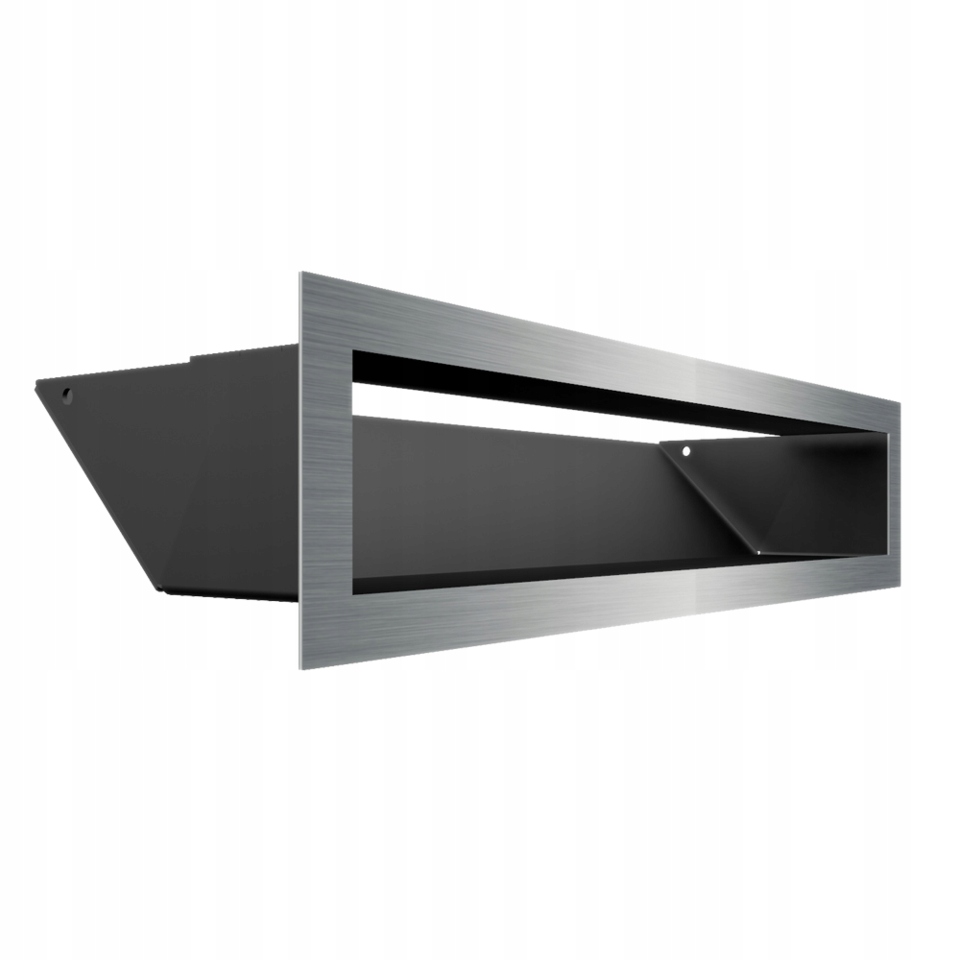 Ventilačná krbová mriežka Luft Slim brúsená 9x40