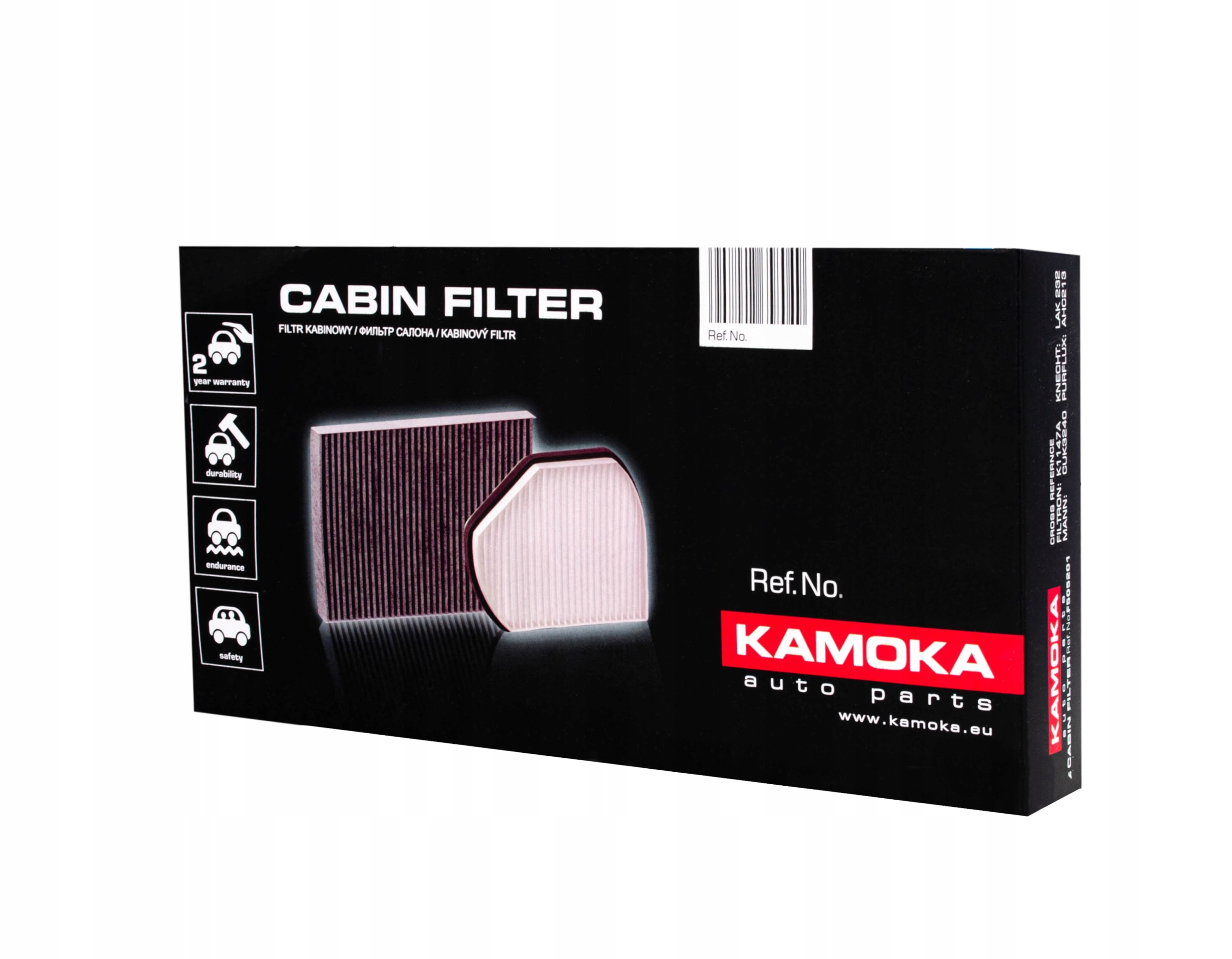 

Filtr kabinowy Kamoka F410501 CU2430