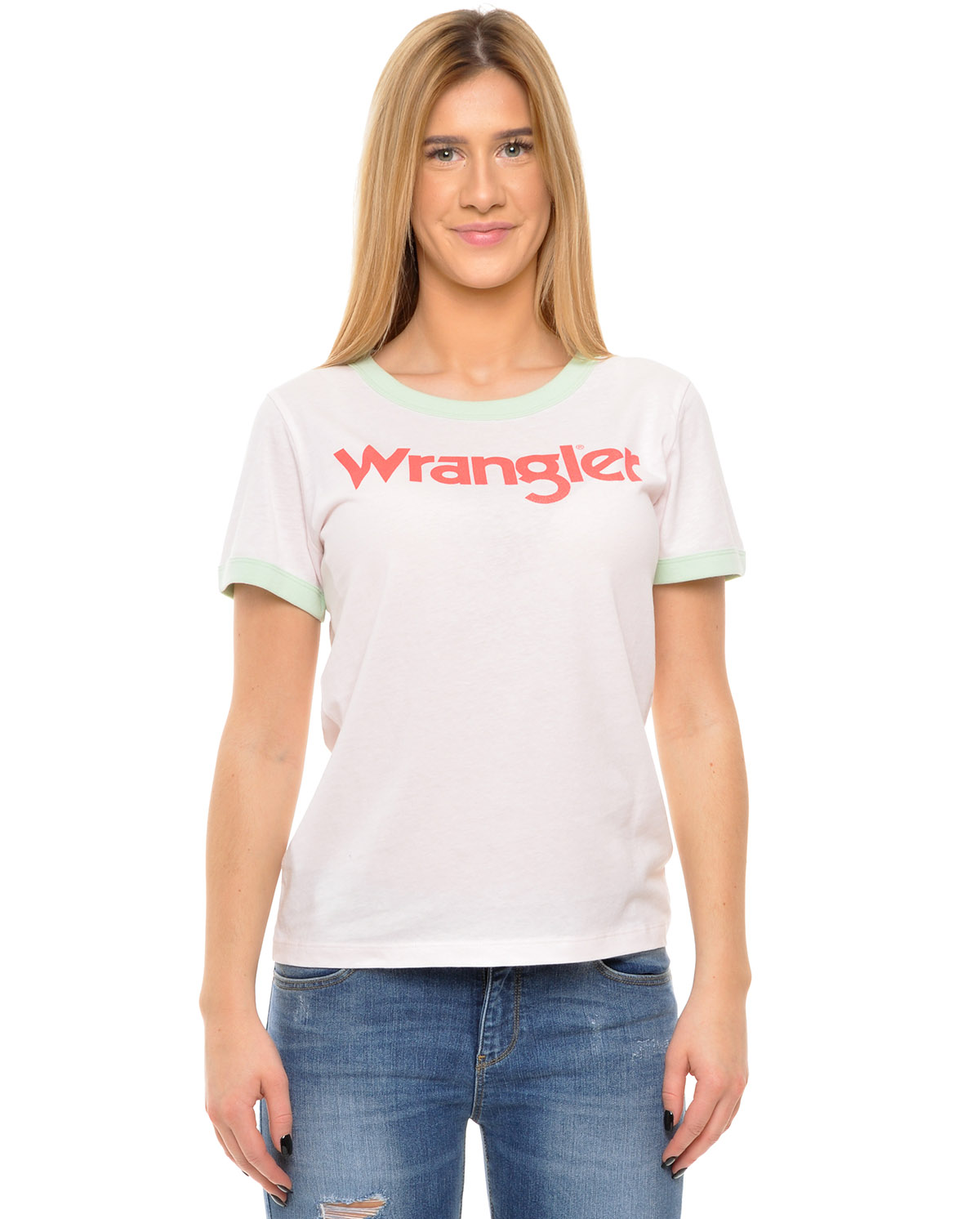 

Wrangler t-shirt damski s/s Retro Kabel Tee S 36