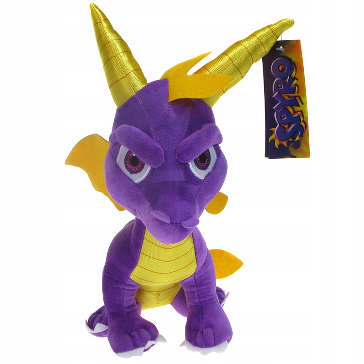 

Spyro: Maskotka fioletowy smok Spyro 33cm siedzący
