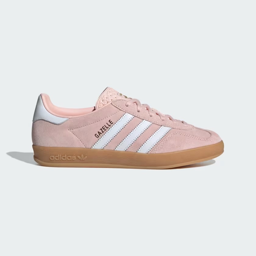 Unisexové tenisky Adidas Gazelle IH5484 růžové, semišové, velikost 37 1/3