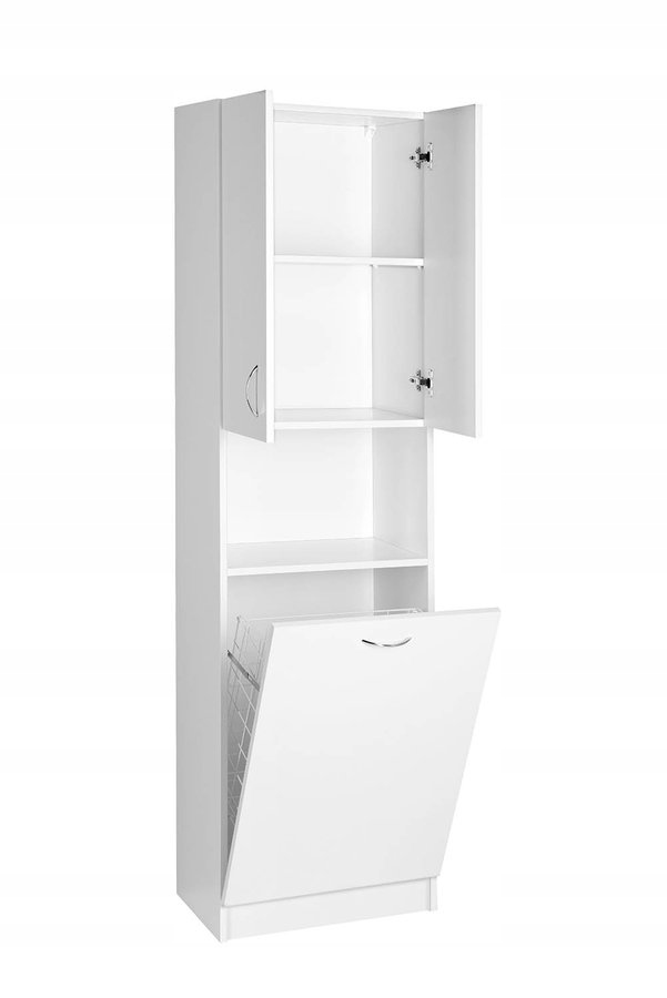 Sapho Szafka wysoka z koszem na bieliznę 50x180x30cm Simplex Eco SIME510