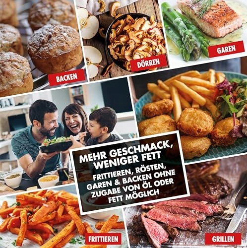 GASTROBACK Frytkownica Beztłuszczowa Air Pro 3,7L 8 Programów Czarna Srebrn — miniatura 3