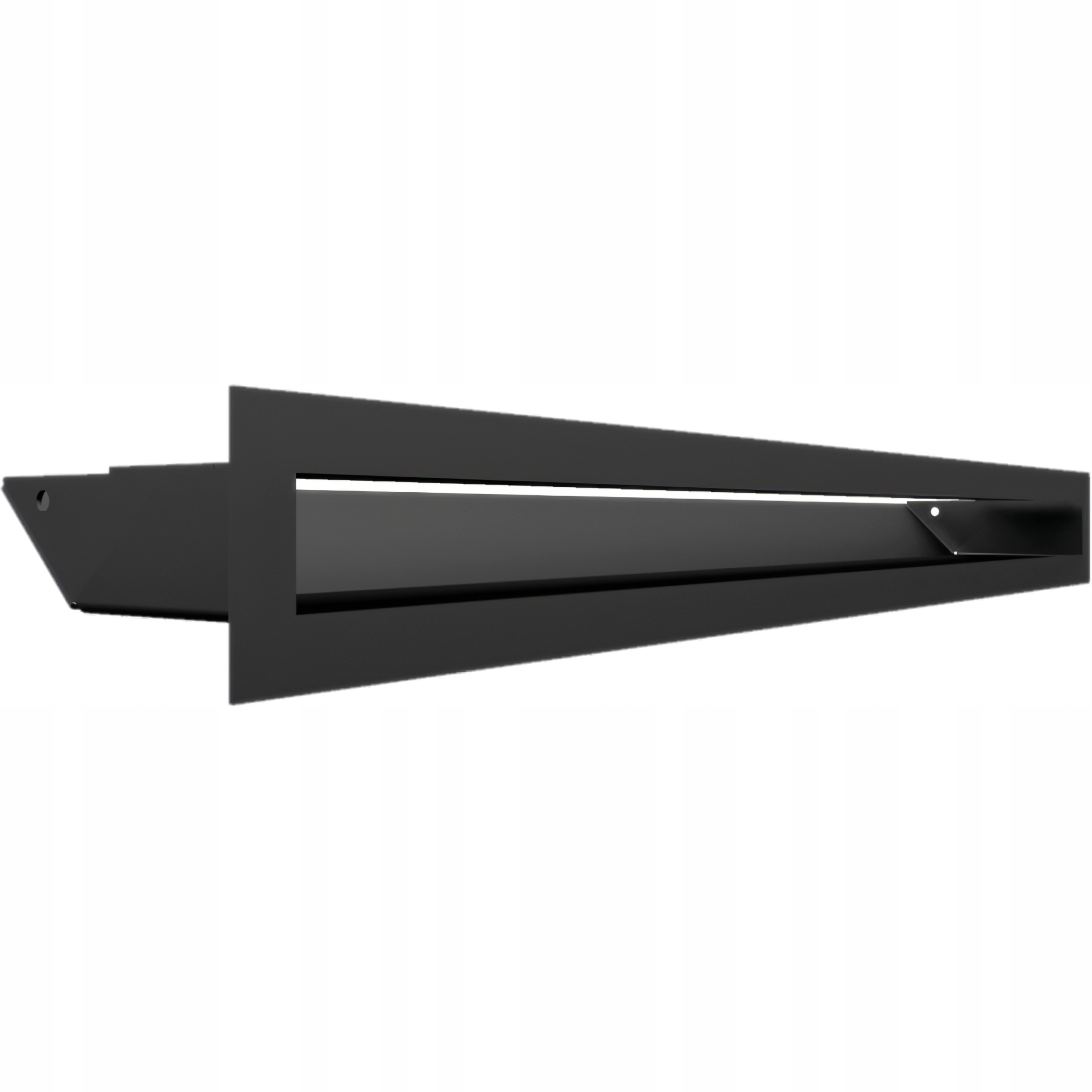 Komínková ventilační mřížka Luft Sf Slim 6x60 cm černá