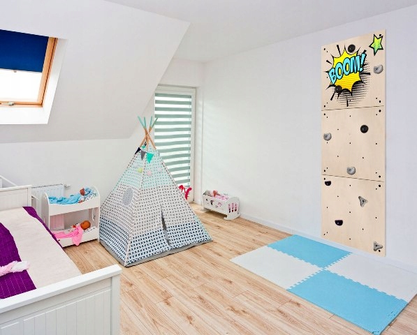 Modułowa ścianka wspinaczkowa-Naturalna Wiek dziecka 3 lata +