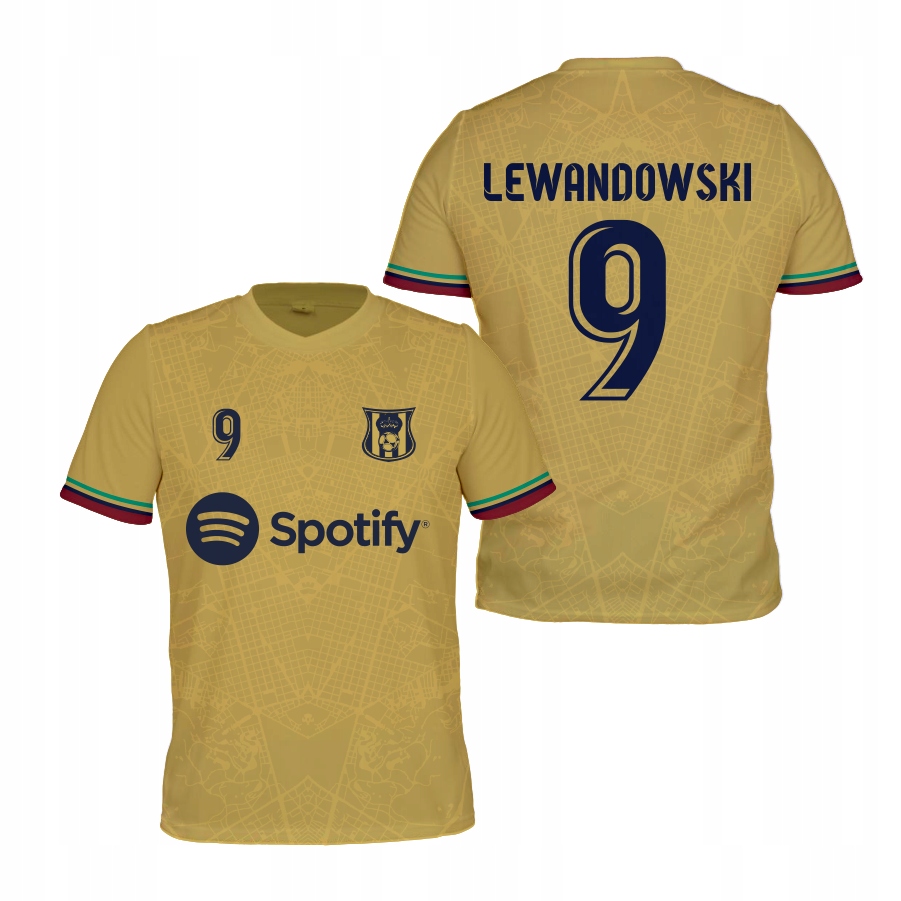 

Lewandowski Barcelona koszulka Złota rozm. 152