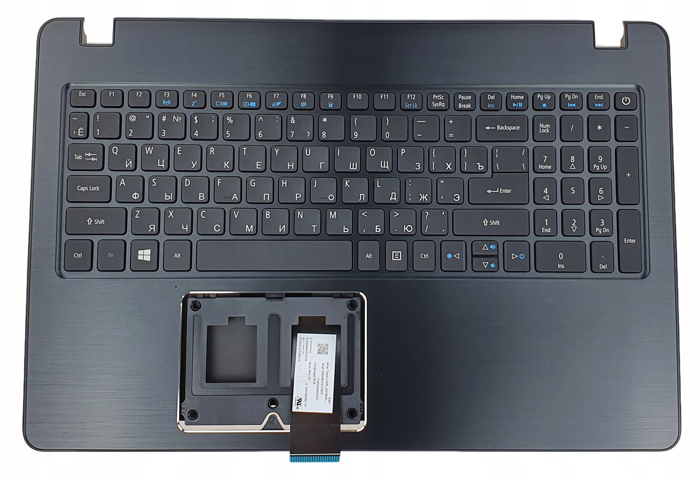 Klávesnice S Horním Krytem Acer F5-573 F5-522 Rus