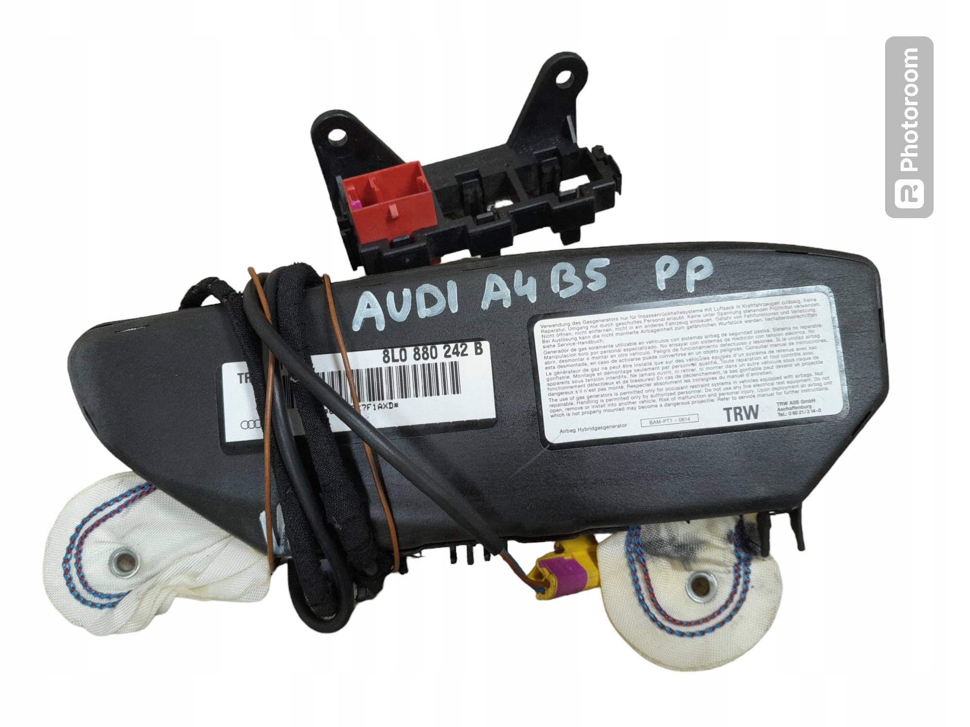 PODUSZKA POWIETRZNA AIRBAG FOTELA PRAWY PRZÓD AUDI A4 B5 8L0880242B