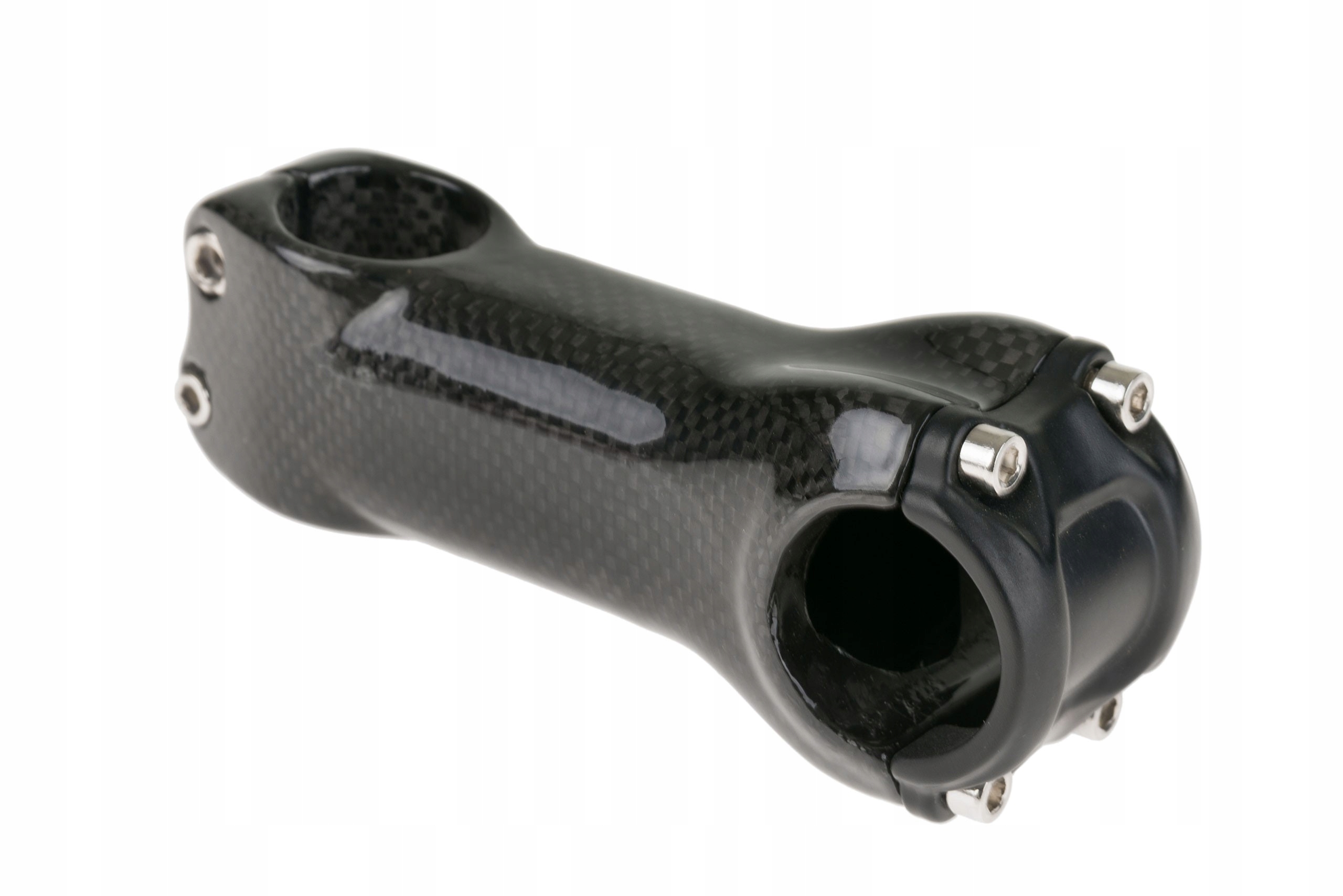 Mostek Kierownicy Carbon Czarny Połysk 110 MM 31,8