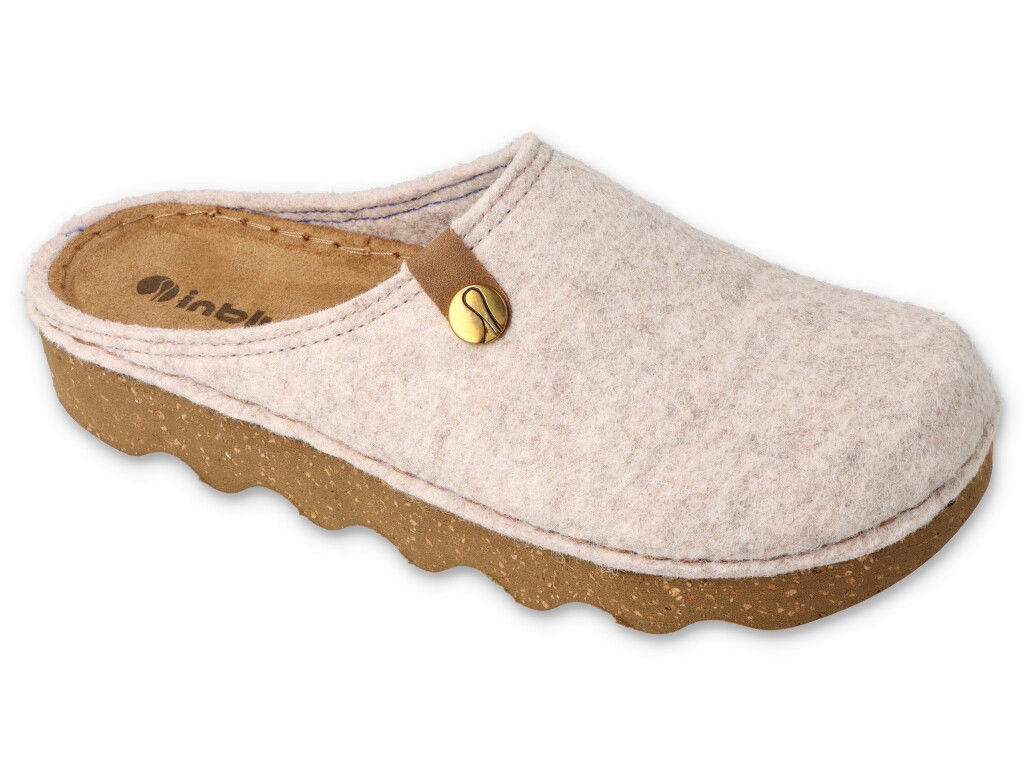 

Inblu Kapcie Filc Klapki Damskie DK08 Bambosze 38