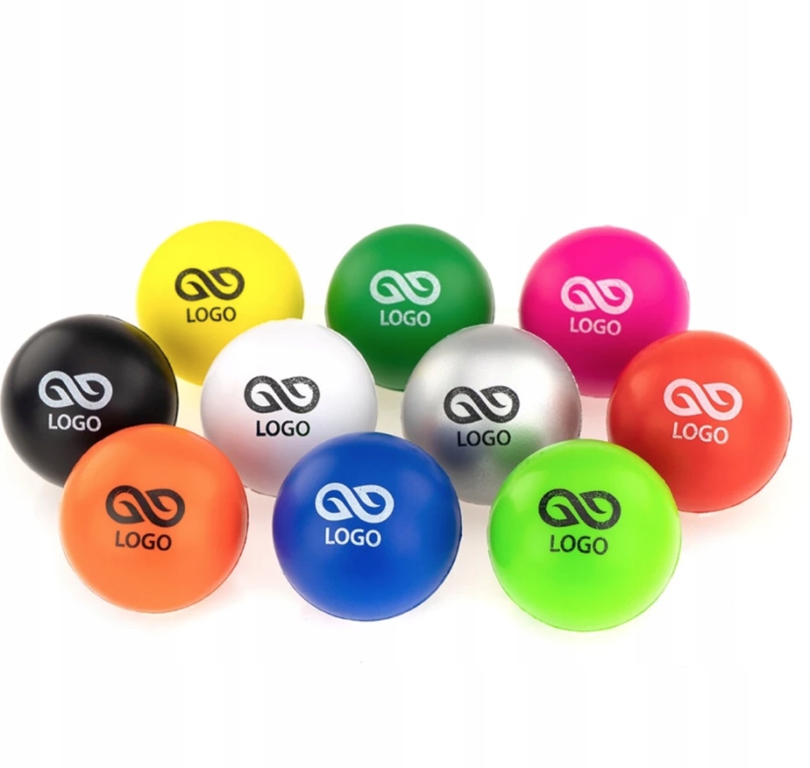 PIŁECZKI ANTYSTRESOWE REKLAMOWE LOGO NADRUK 50 szt