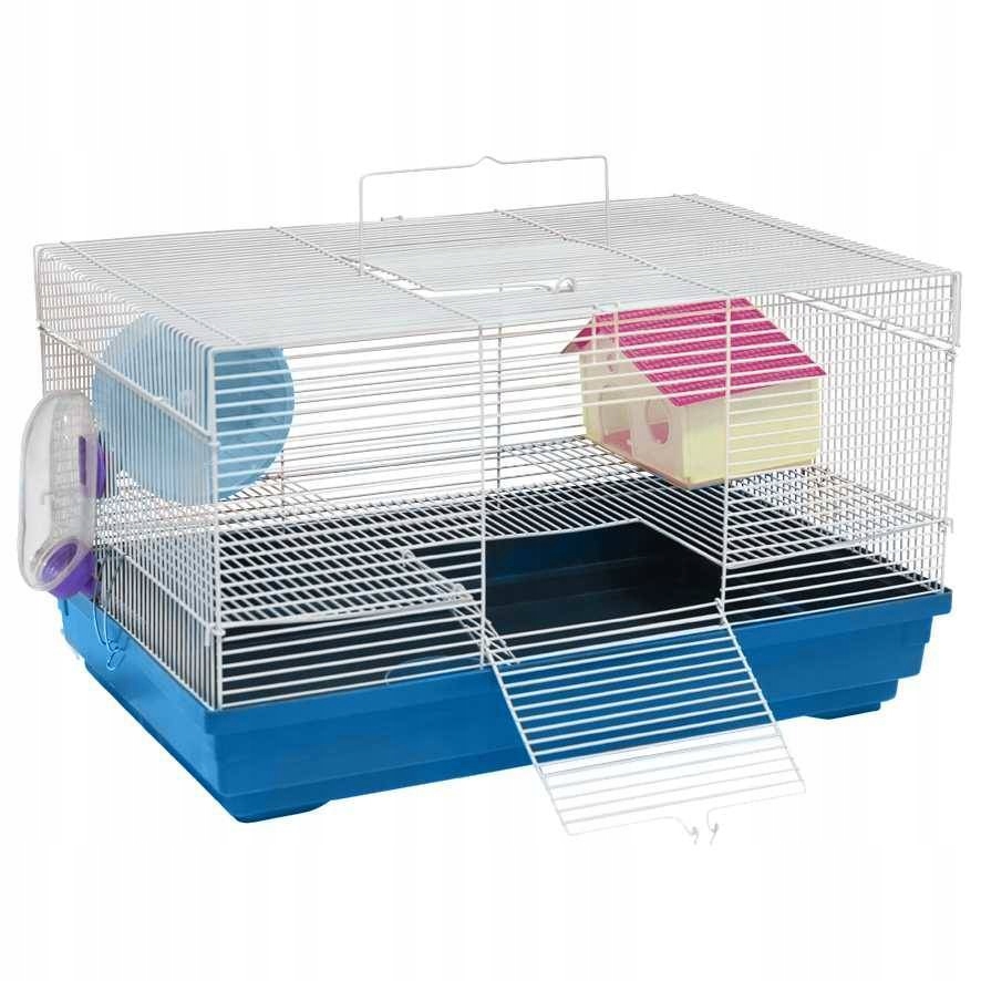 Levně Pp klec 47x30x27 bílo modrá