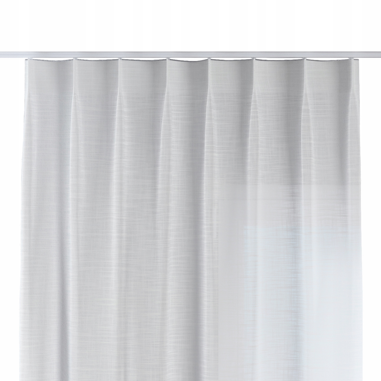 Závěs na jednoduchých flex hácích 130x245 cm, průsvitný, ecru