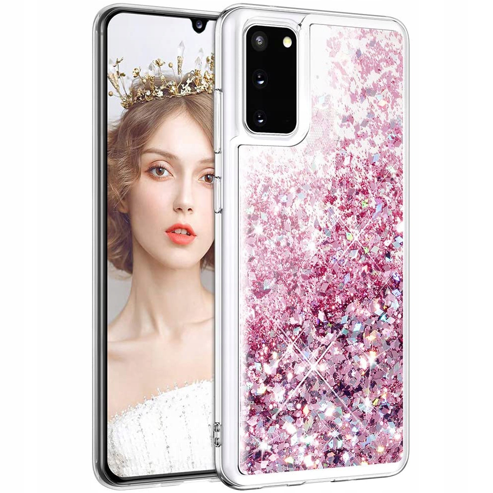 

Etui do Samsung Galaxy A41 Brokat Case Szkło