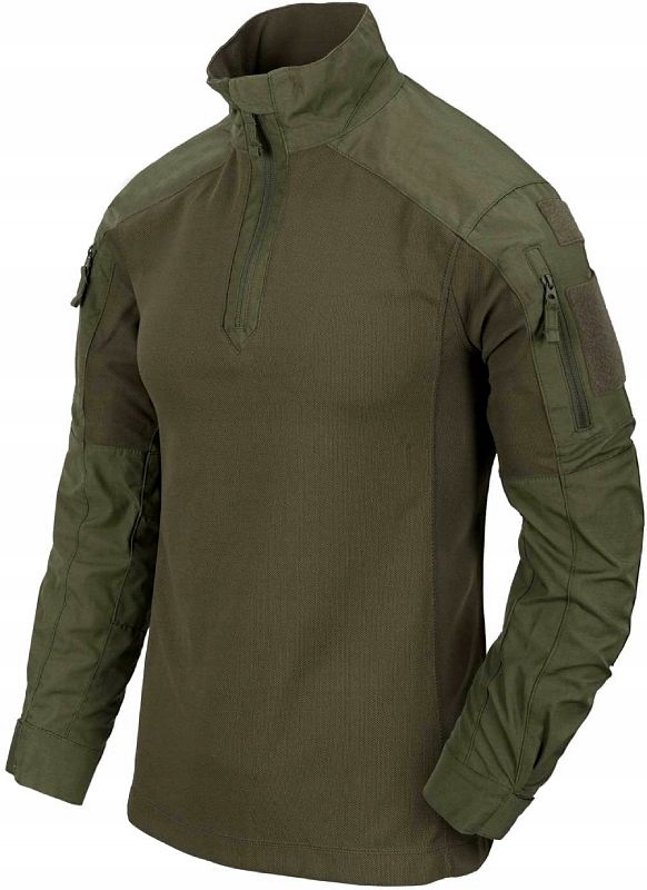 Helikon Mikina Uniformovaná Mcdu Combat Shirt NyCo Ripstop Olive Green vel. L
