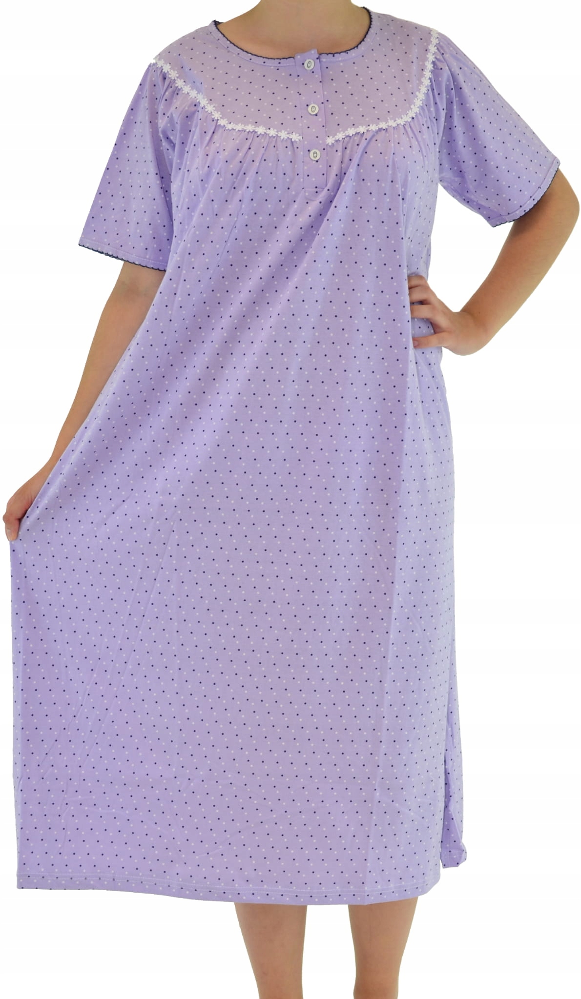 

Elegancka Bawełniana Koszula Nocna Super Jakość