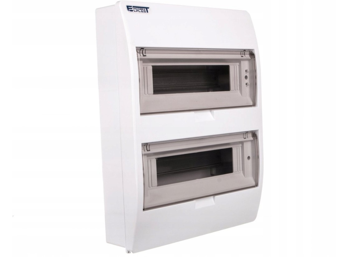 Incobex INC-02805 Rozdzielnica Modułowa S24 (2x12) Natynkowa IP40 Z Osłoną