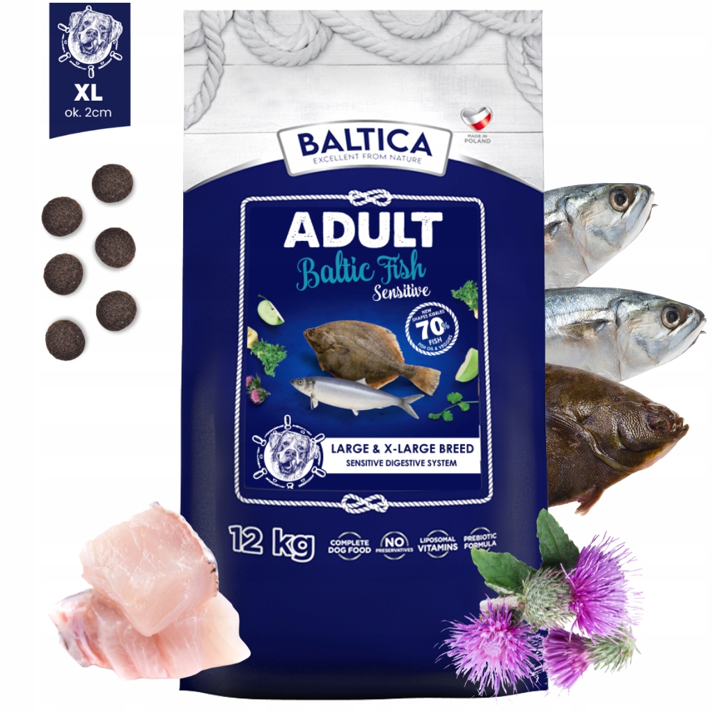 Baltica Ex Adult Sensitive B.Fish L/XL 12kg