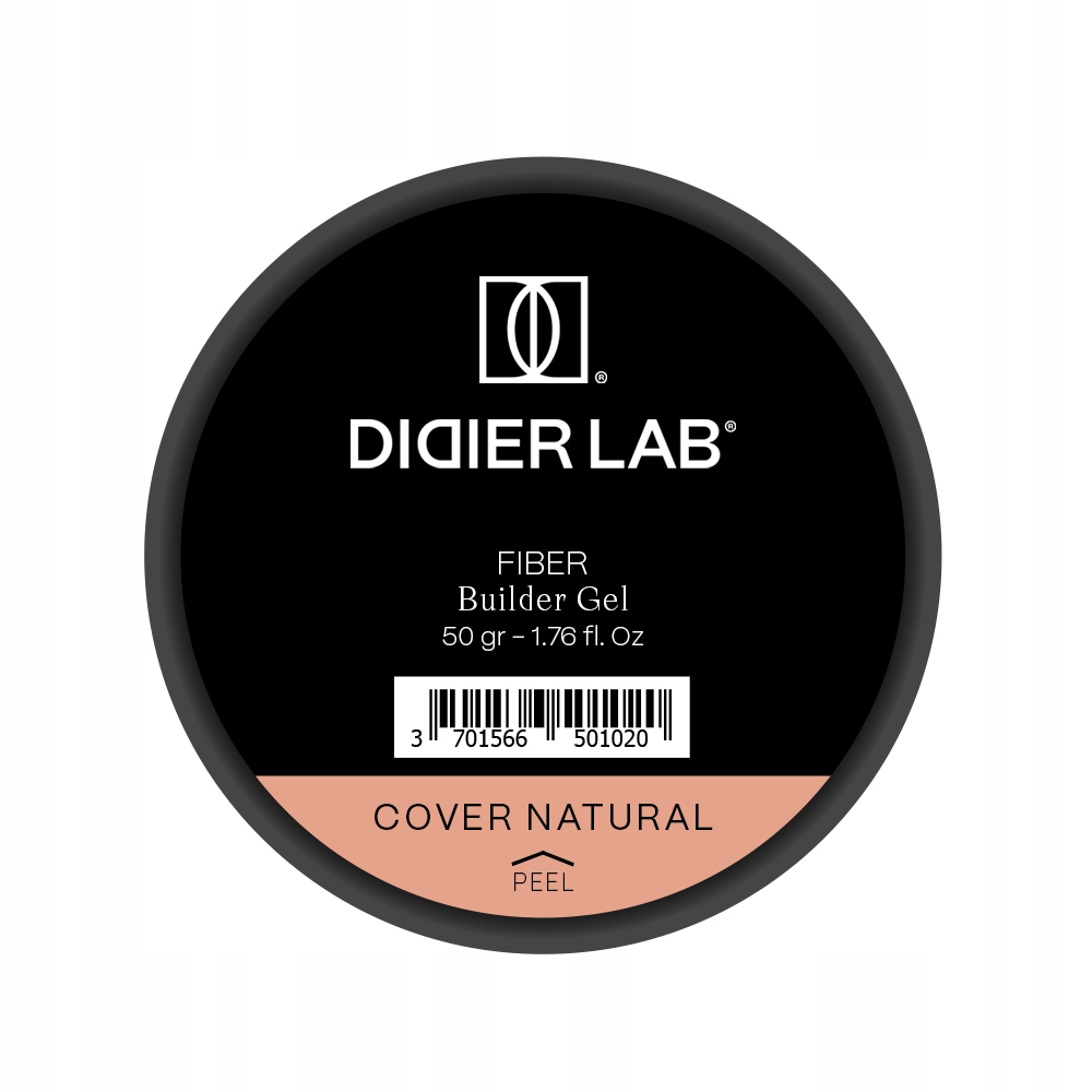 Didier Lab Stavební Gel na nehty Fiber Builder Gel Cover Natural 50 g