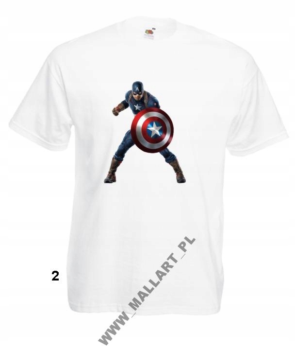 

Tshirt Kapitan America America Wzory