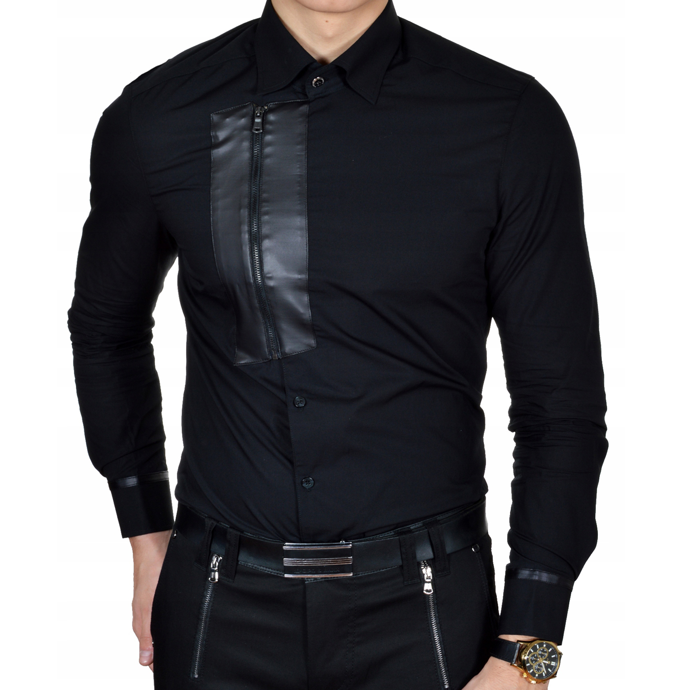 Pánská košile Mondo Exclusive Zipy bavlněná