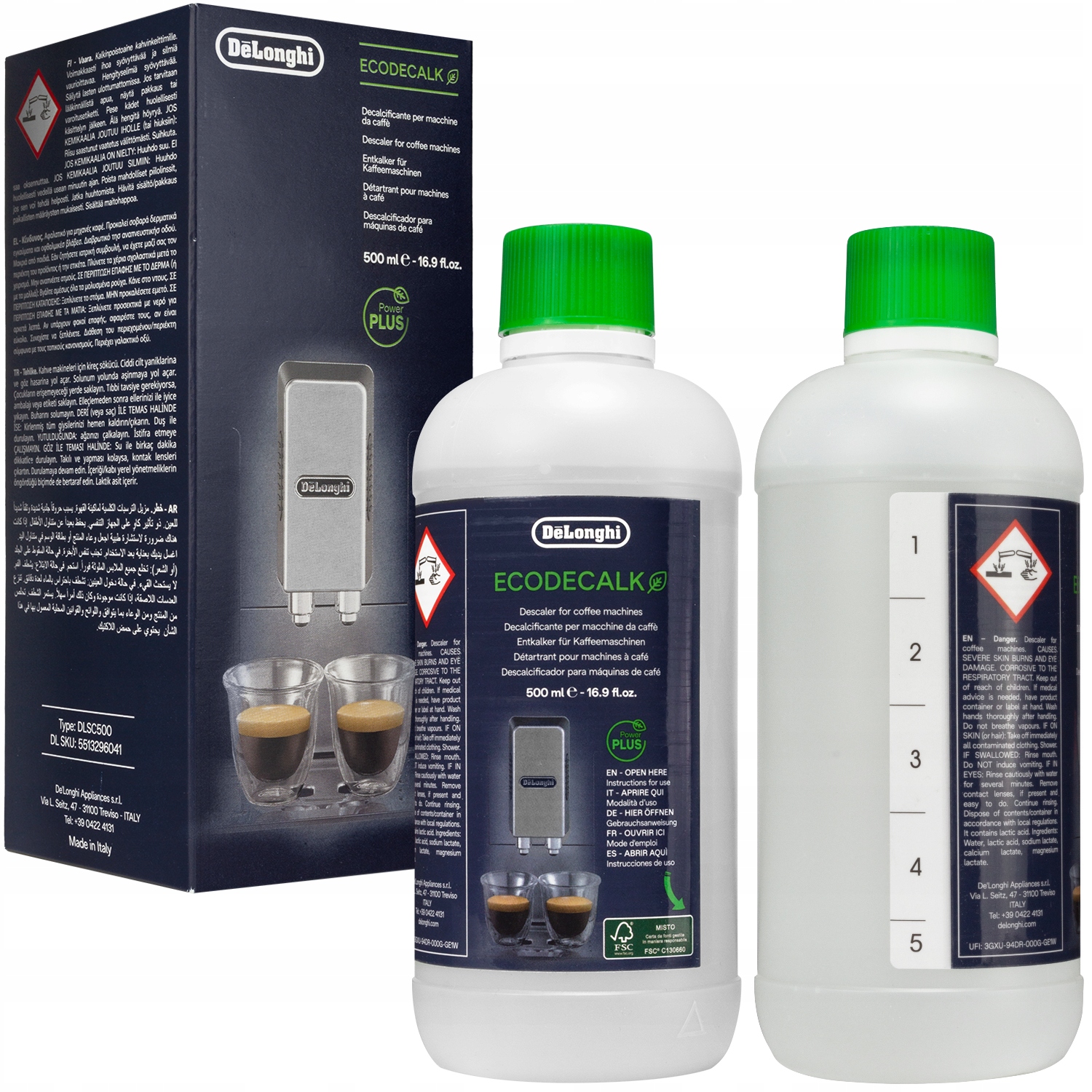 

Ecodecalk Odkamieniacz Do Ekspresów Delonghi 500ml