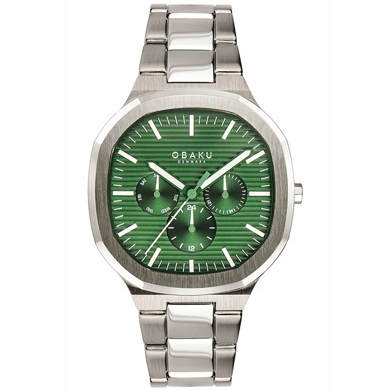 Pánské Hodinky Obaku Denmark V275GMCESC stříbrný náramek