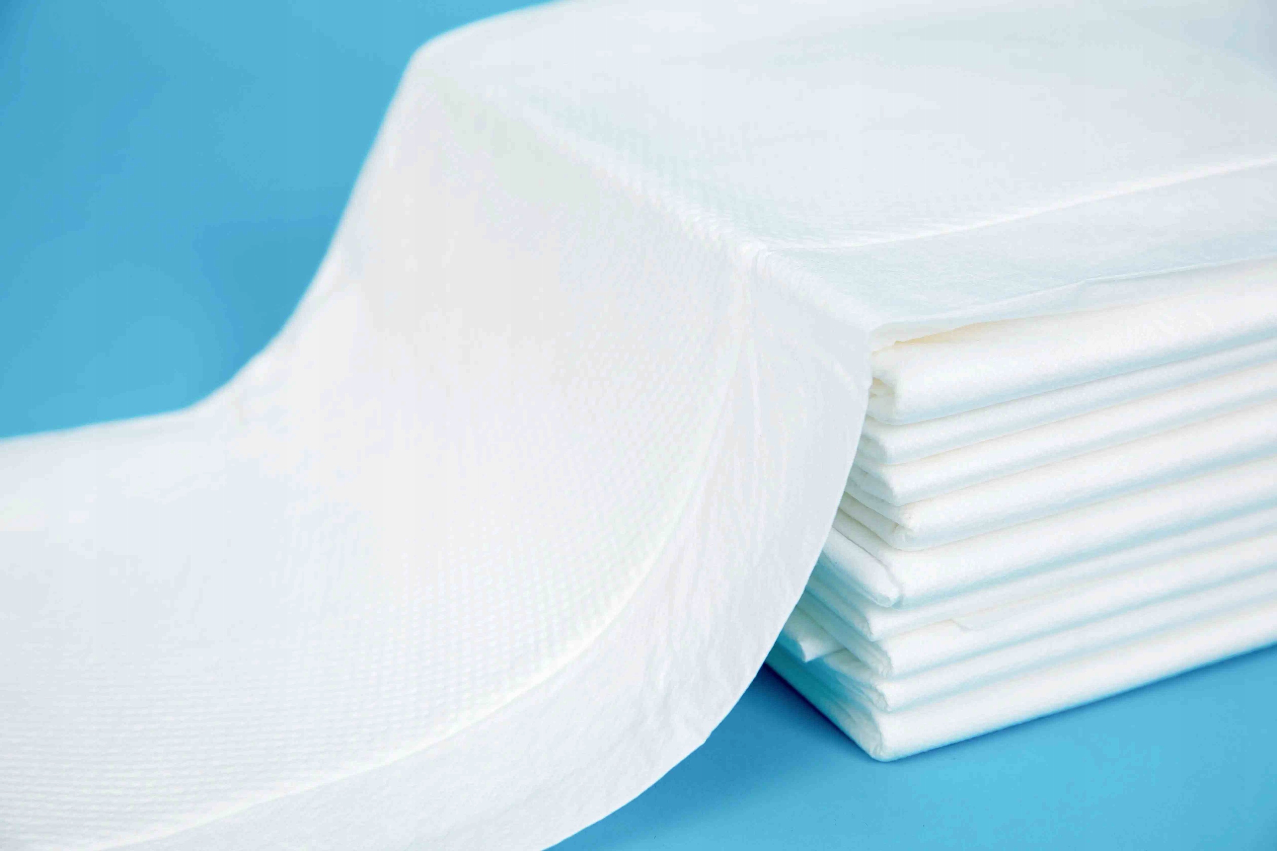 PODKŁADY HIGIENICZNE MATY CHŁONNE DO PRZEWIJANIA 90x60 10szt białe 60x90 cm Marka mediTRADE24