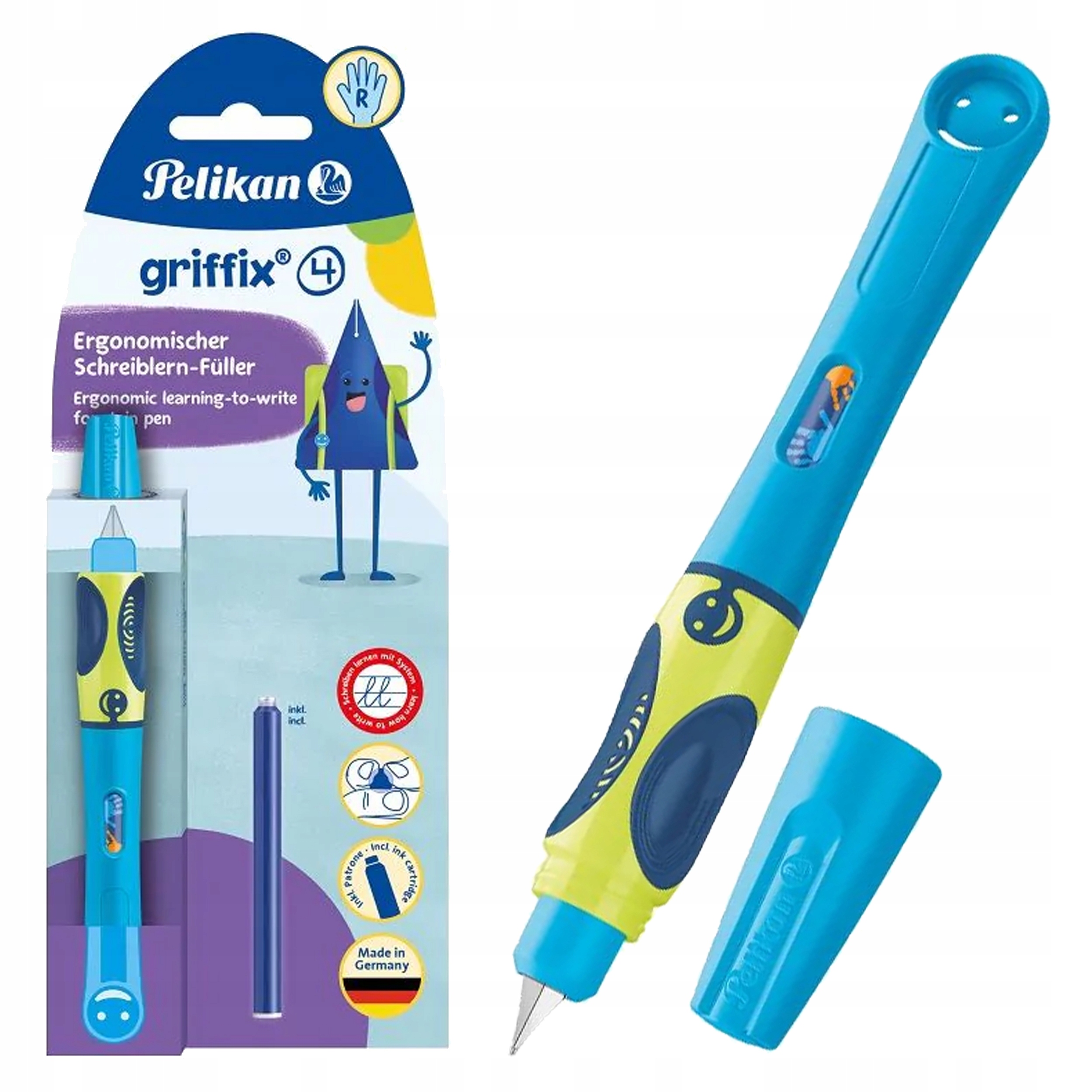 PIÓRO DO NAUKI PISANIA GRIFFIX R NIEBIESKI PELIKAN