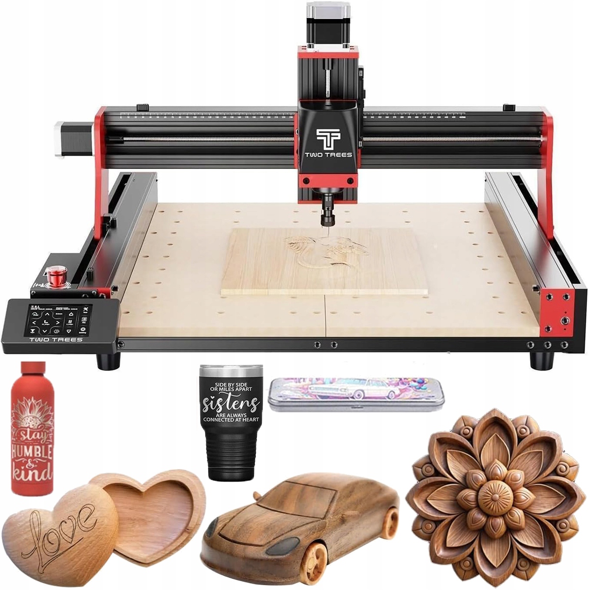 TwoTrees TTC450 Pro All-in-one Frezarka CNC Grawerka laserowa 460*460*80mm