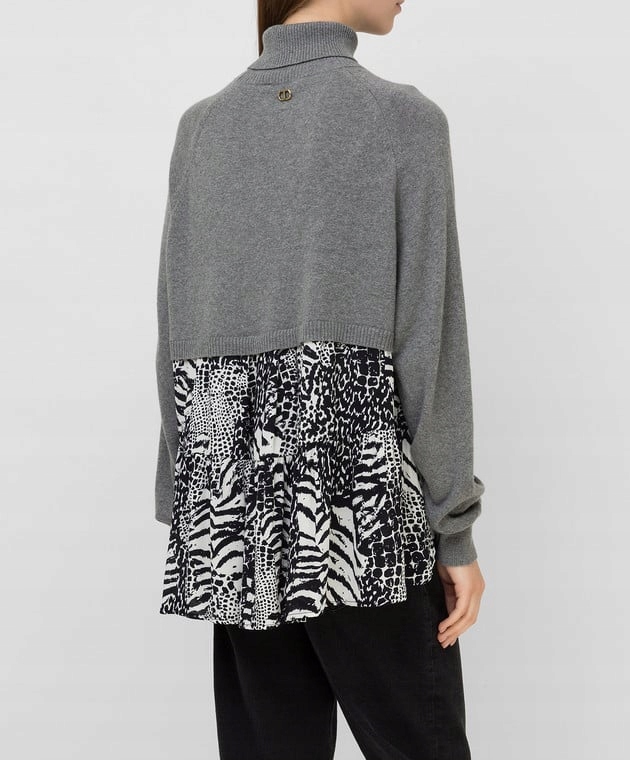 Twinset Golf s kombinovanými vložkami ve zvířecím vzoru