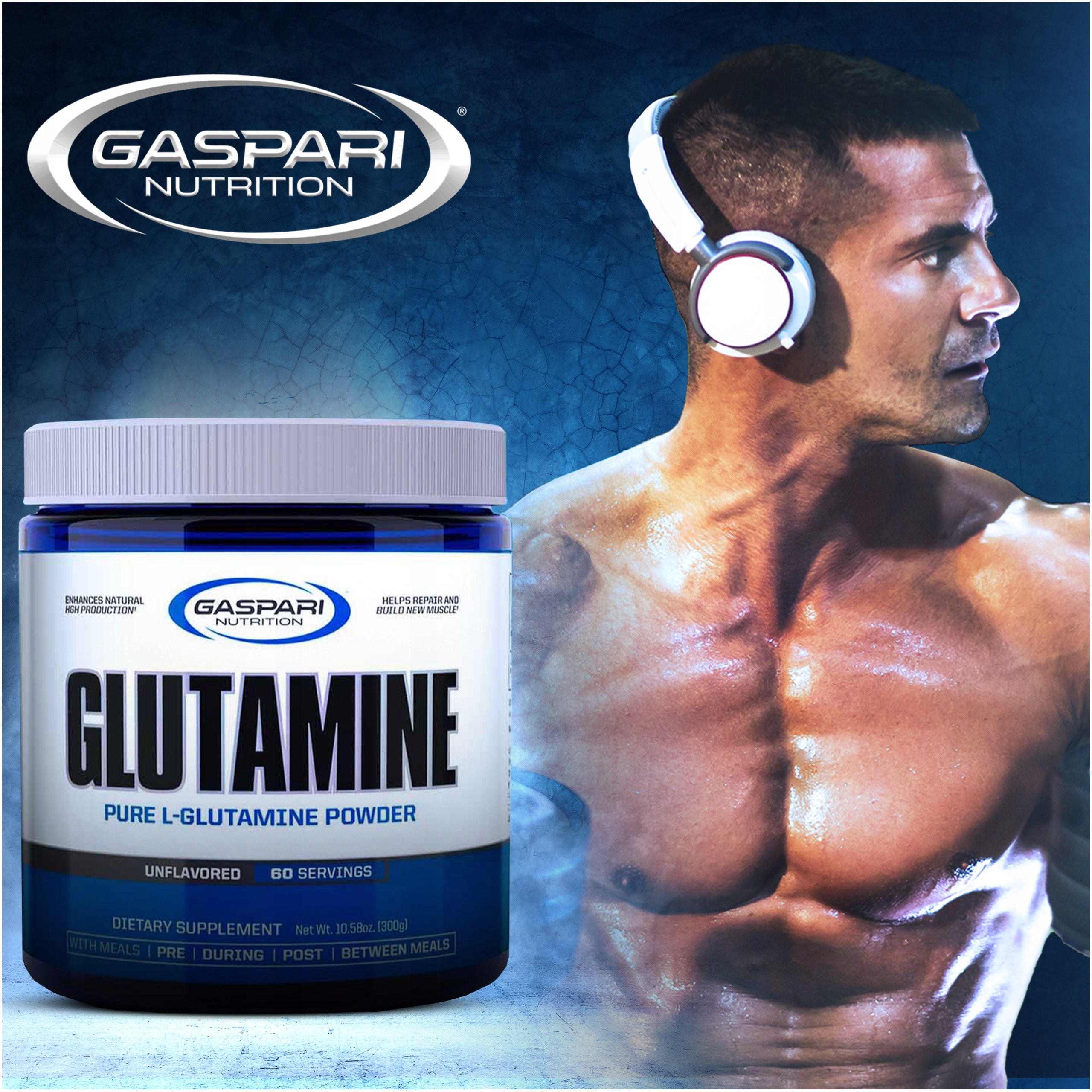 GASPARI 100% GLUTAMINE 300g CZYSTA GLUTAMINA USA Rodzaj glutamina