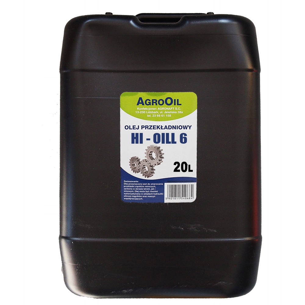 

Hi-oill 6 80W 20L przekładniowy, odpowiednik Hipol