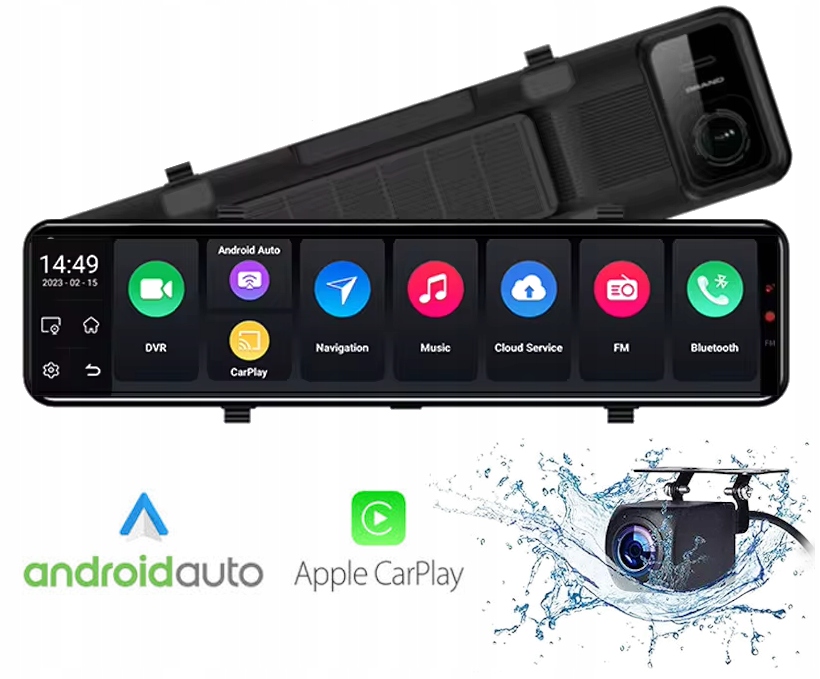 HA303 Záznamová kamera do auta Navigácia Parkovacia kamera Android CarPlay Gps Sim