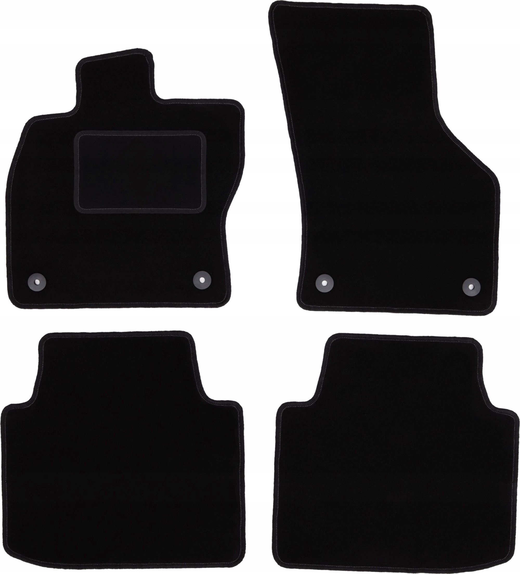 dywaniki welurowe samochodowe do: Skoda Superb III kombi, sedan (2015-2020)