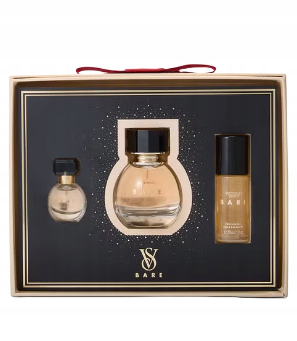 Dárková sada Bare Victoria’s Secret Bare 3 produkty Parfém Olej