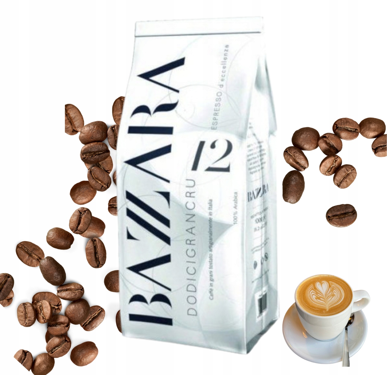 kawa ziarnista Bazzara Dodicigrancru 1KG
