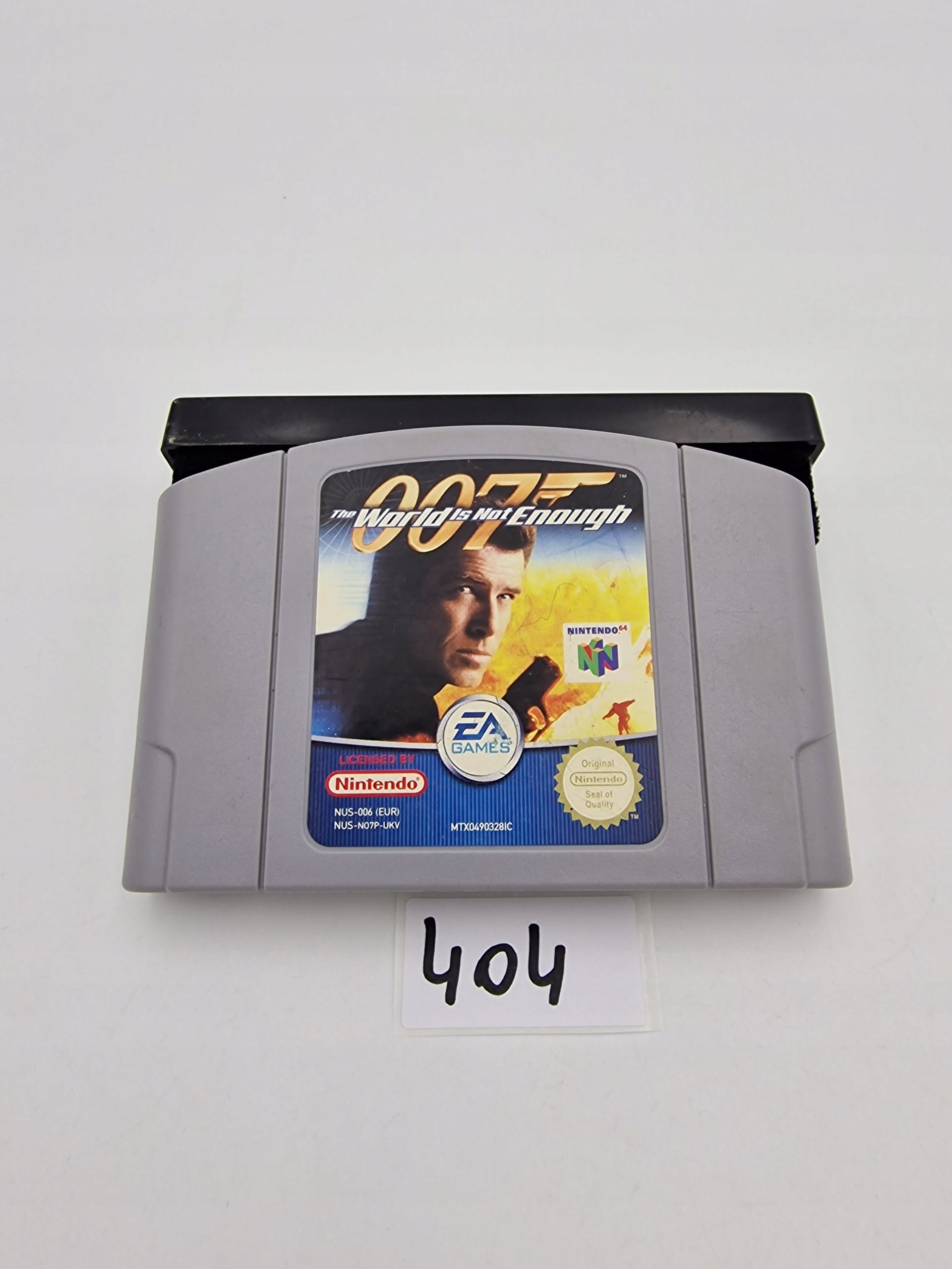 NINTENDO 64 007 THE WORLD IS NOT ENOUGH Producent Nintendo