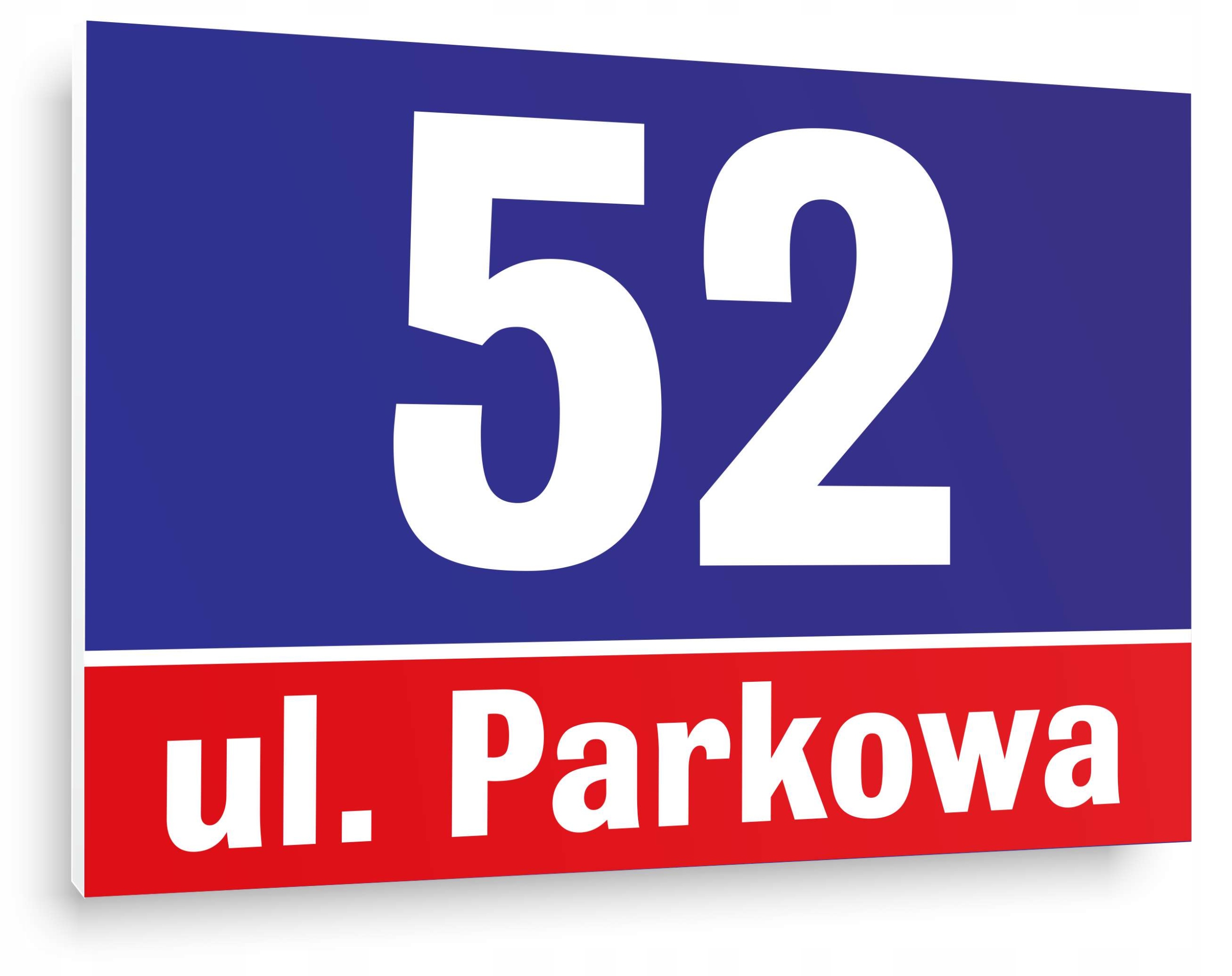 

Tabliczka Adresowa Numer Domu 40x30 cm Pcv 6 mm
