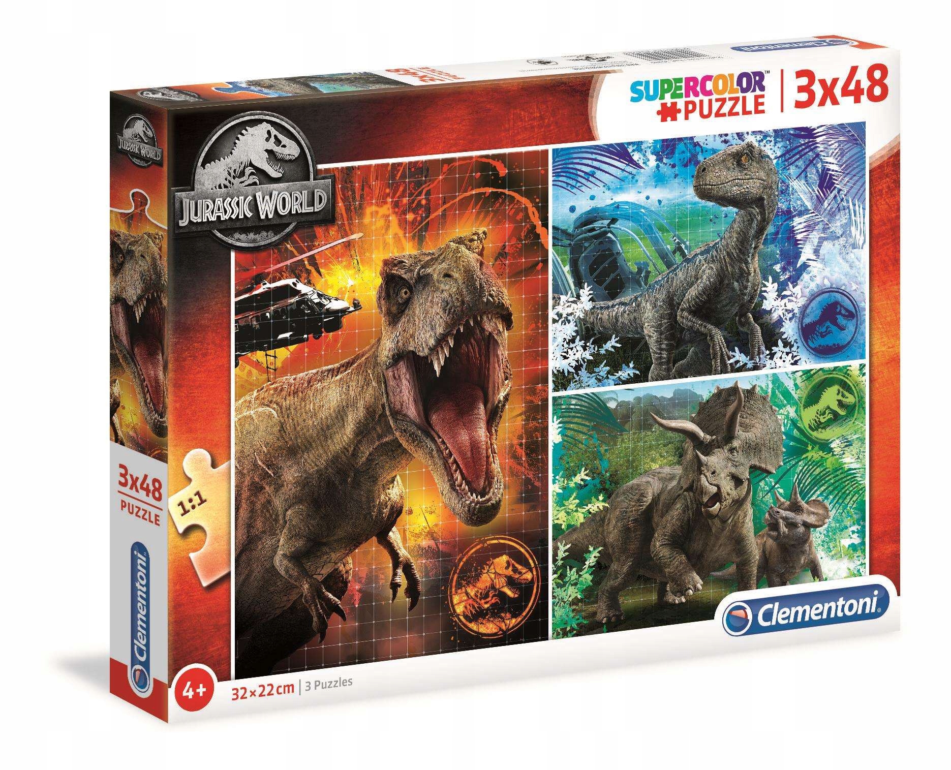 

Puzzle 3x48el Jurassic World k-25250