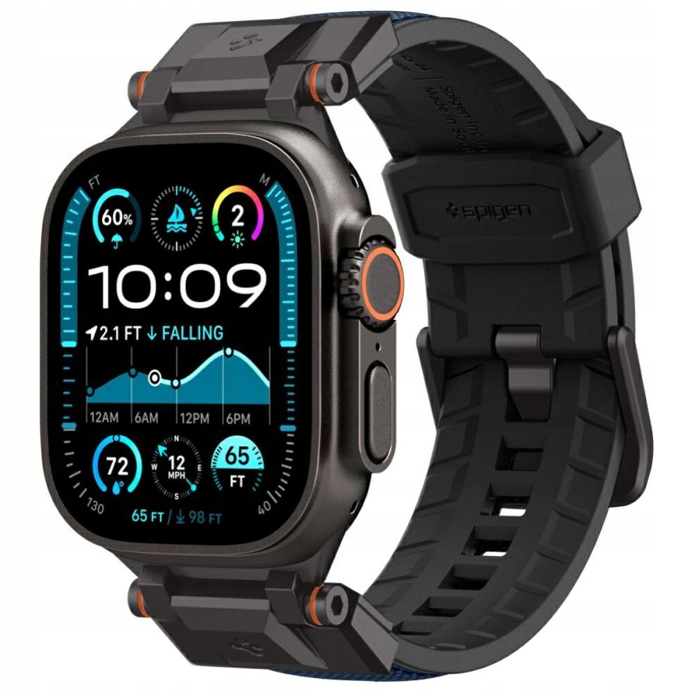 Pouzdro Spigen DuraPro Armor pro Apple Watch 44-49 mm, tmavě modré