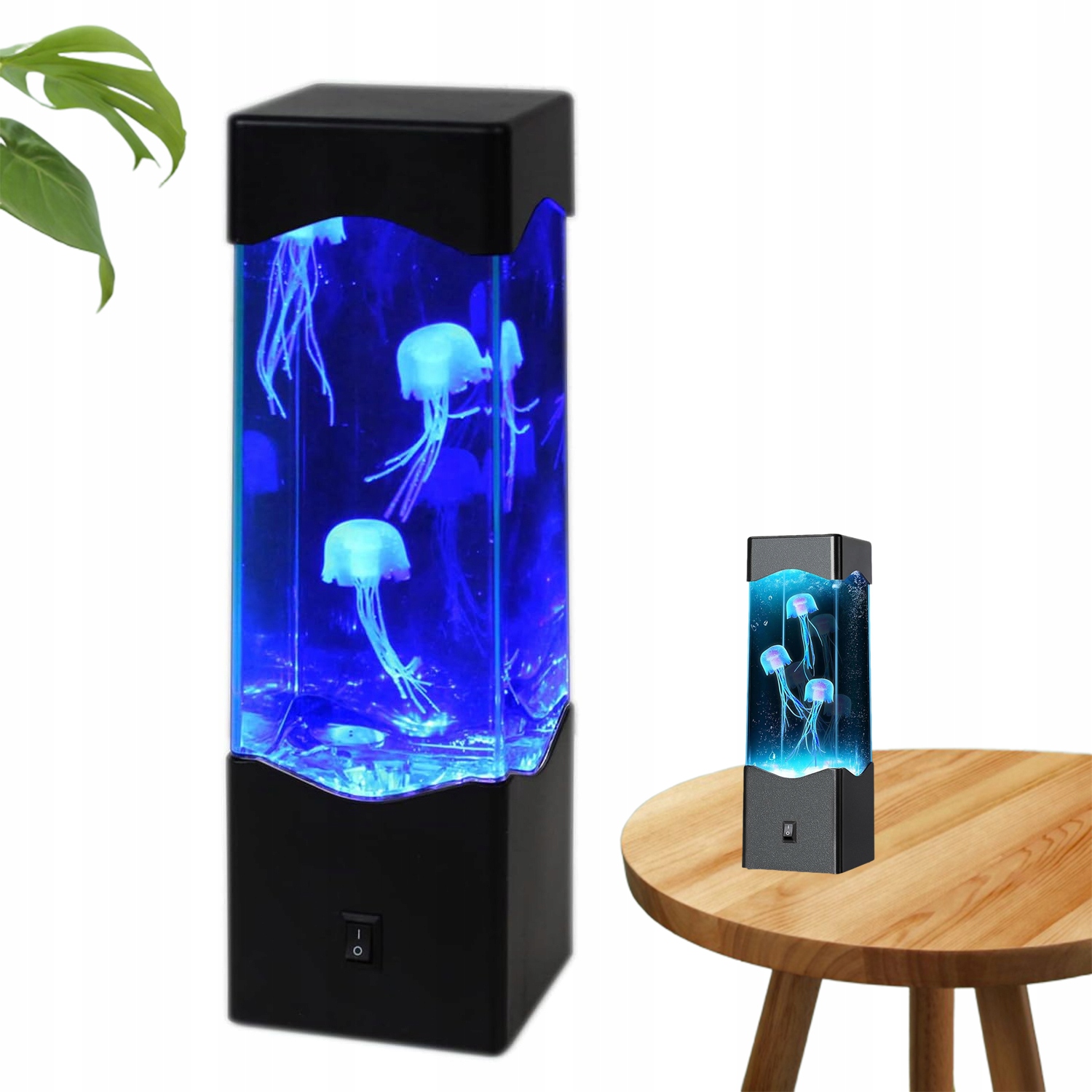 DUŻA LAWA LAMPA LED MEDUZY AKWARIUM LAMPKA USB LAMPKA NOCNA STOŁOWA RGB
