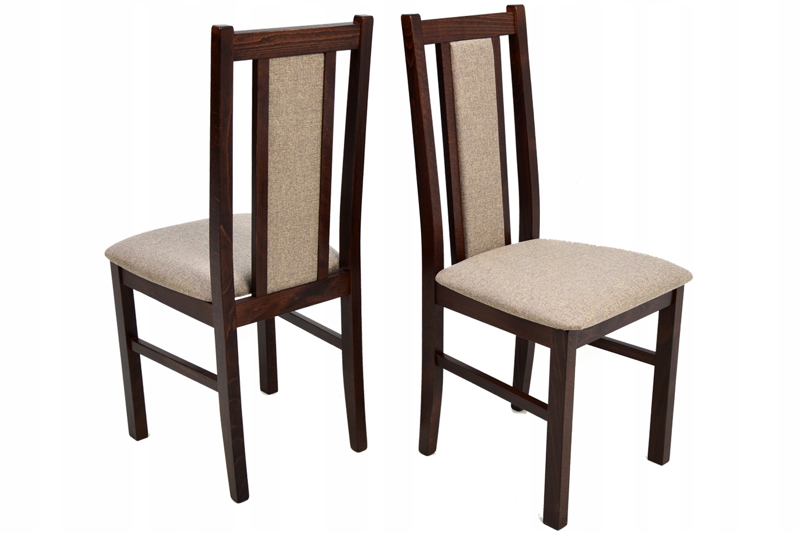 Rozkładany stół z 6 krzesłami do kuchni w ORZECHU Liczba elementów w zestawie 7